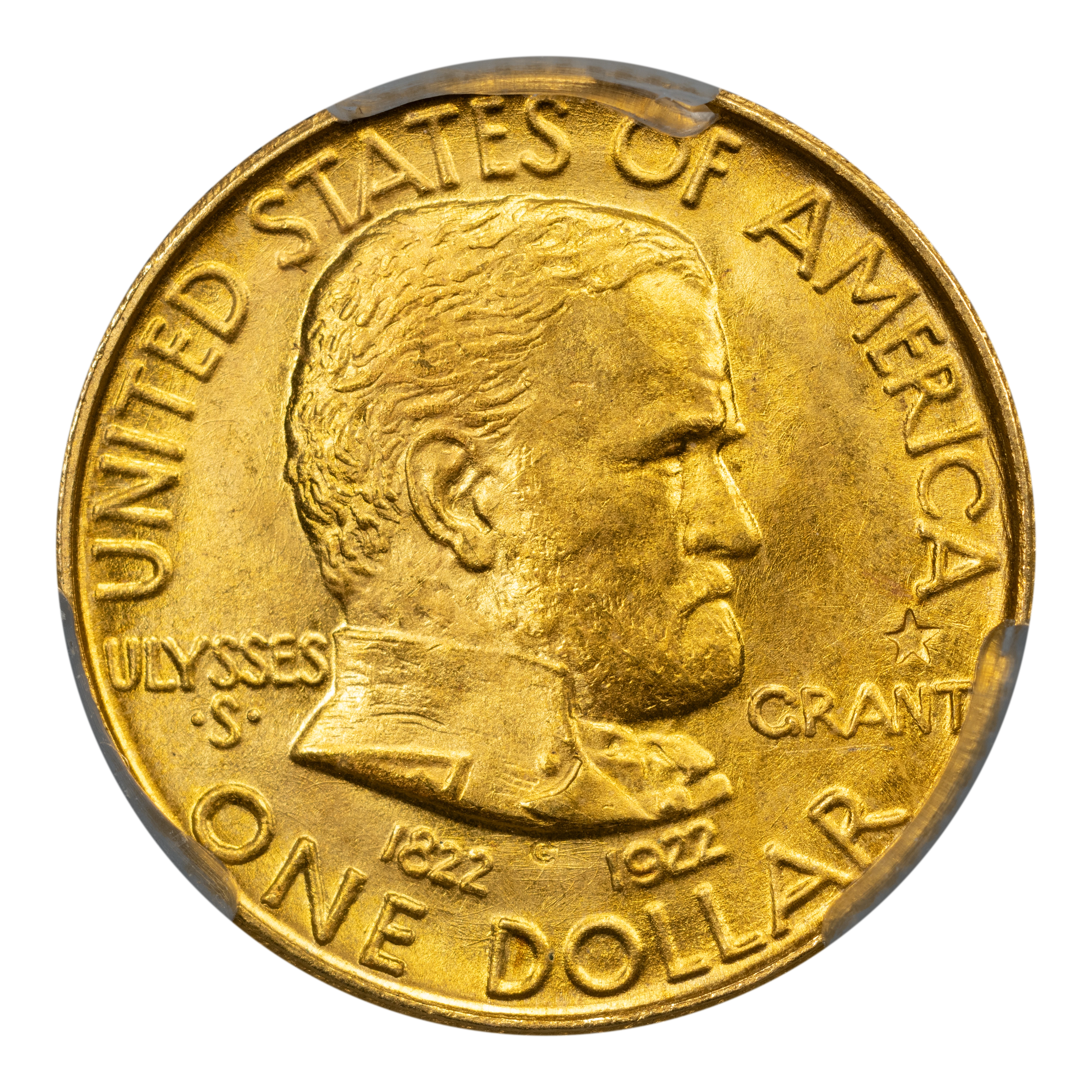 1922 G$1 Grant Memorial, with Star MS