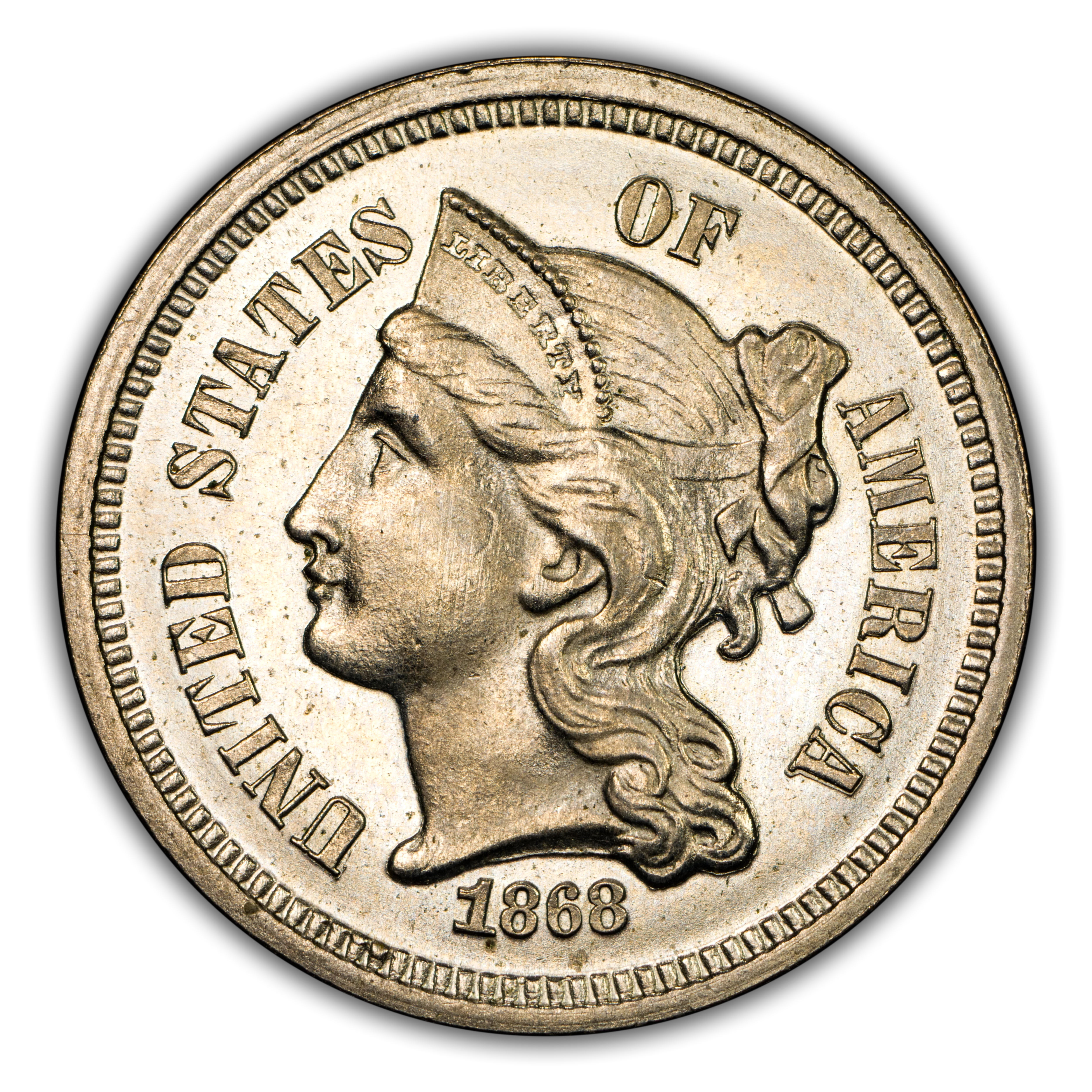 1868 3 Cent Nickel, Proof Values & Prices By Issue | Greysheet