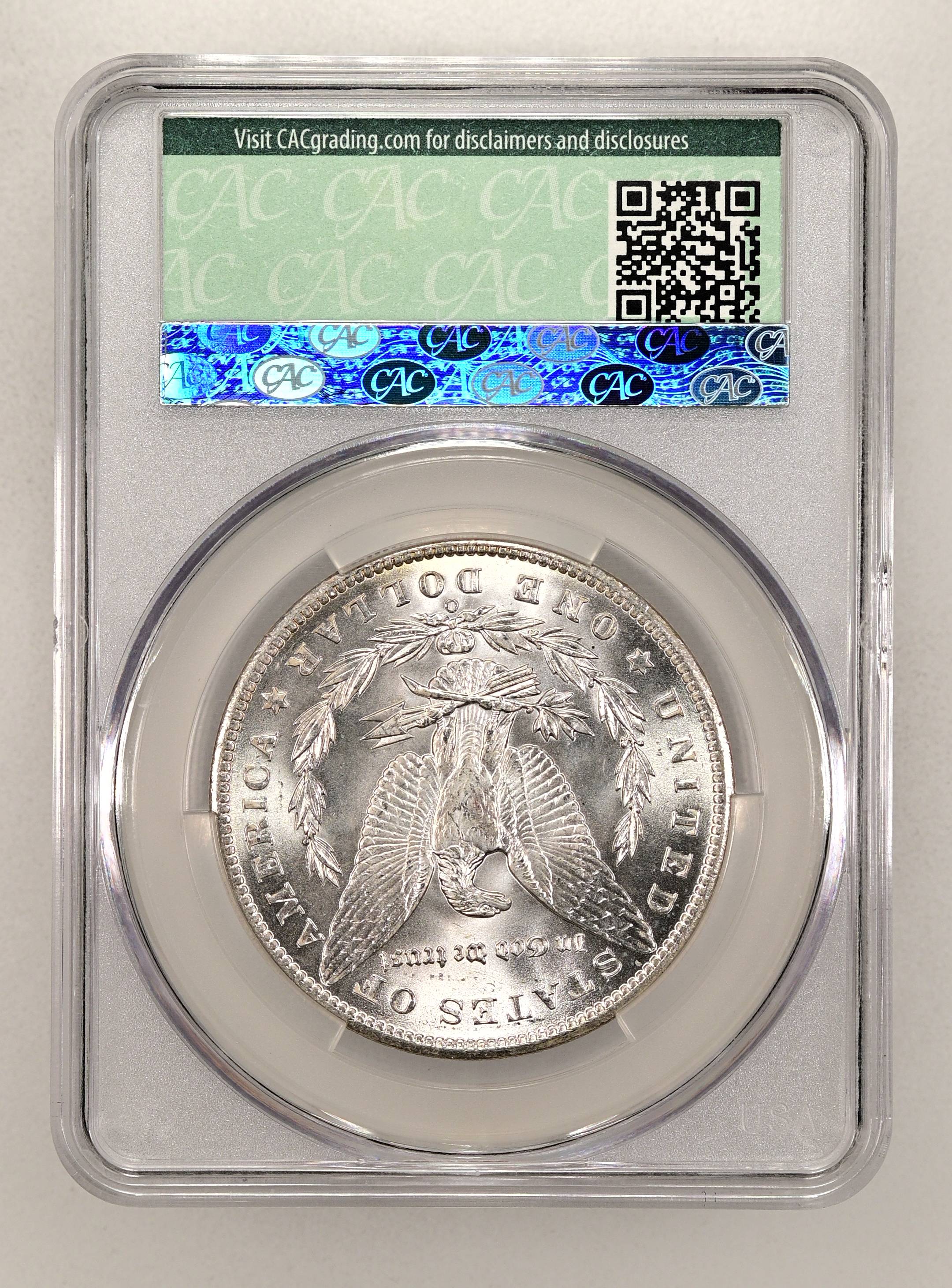 Yoking さま　CHROME 1899 O Morgan Dollar High O Tilted Right VAM 10 Mint State