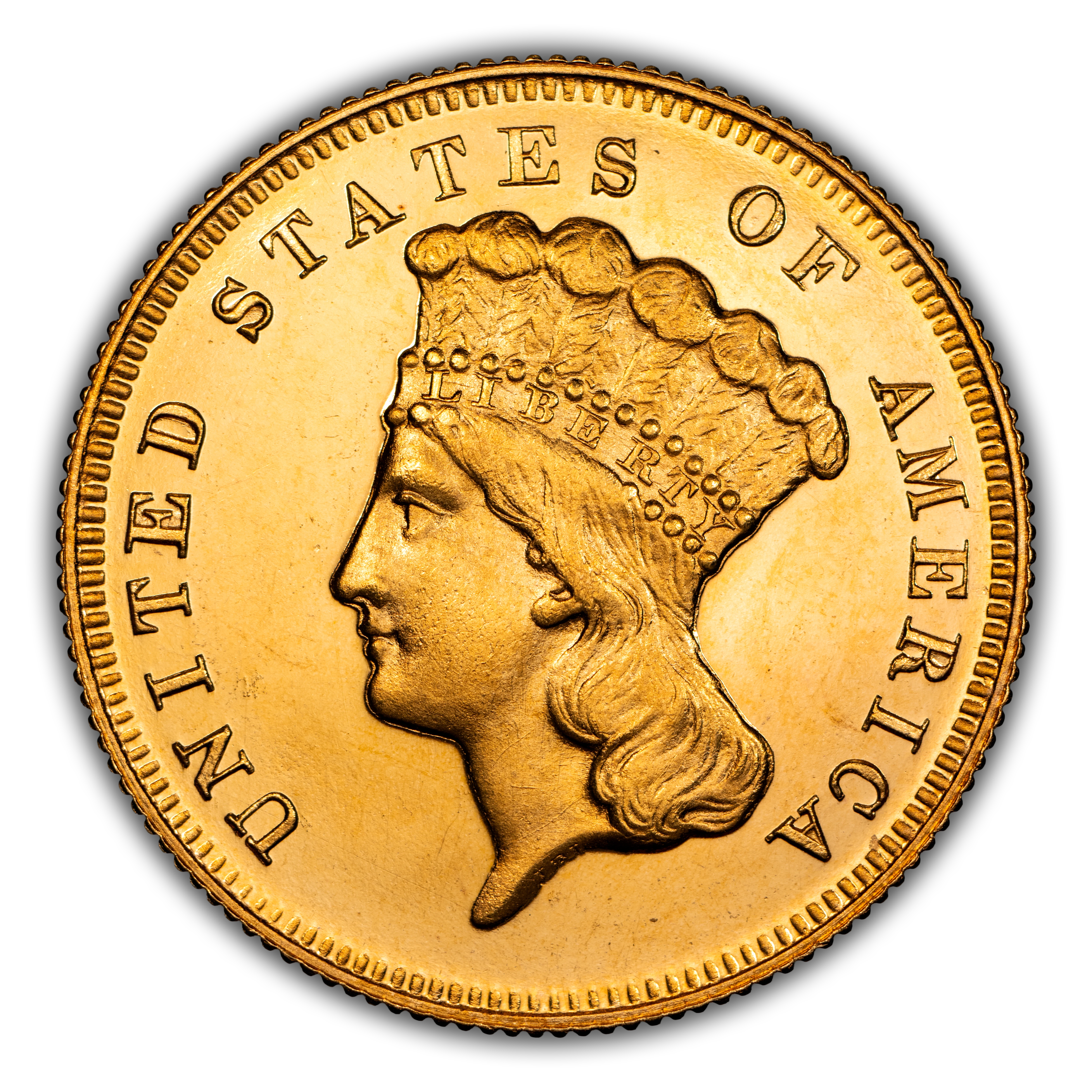 1873 $3 Closed 3 PR CAM