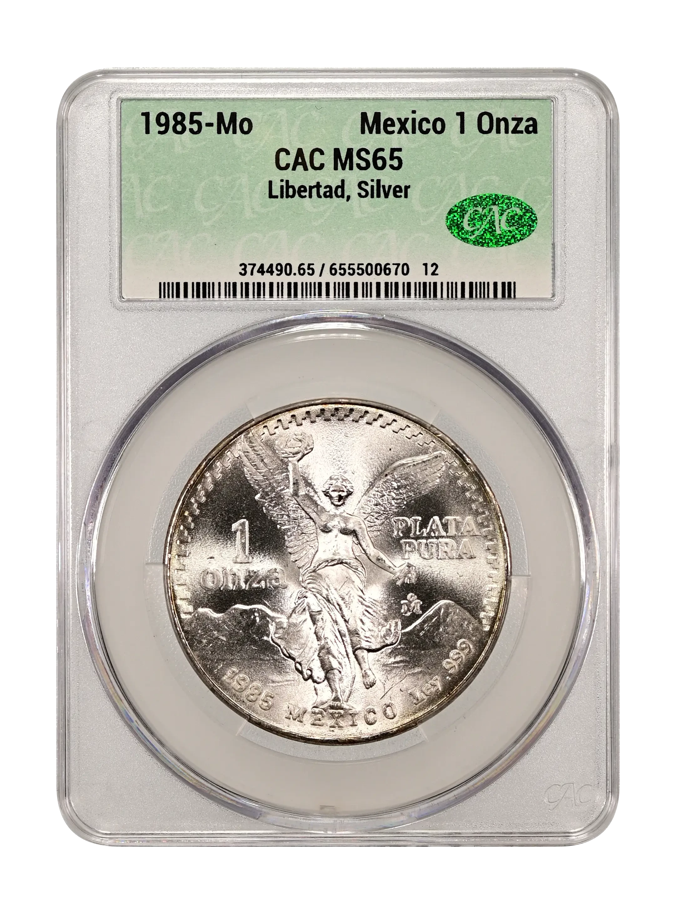 Mexico 1985 Silver 1 Onza Libertad Coin Values & Prices By