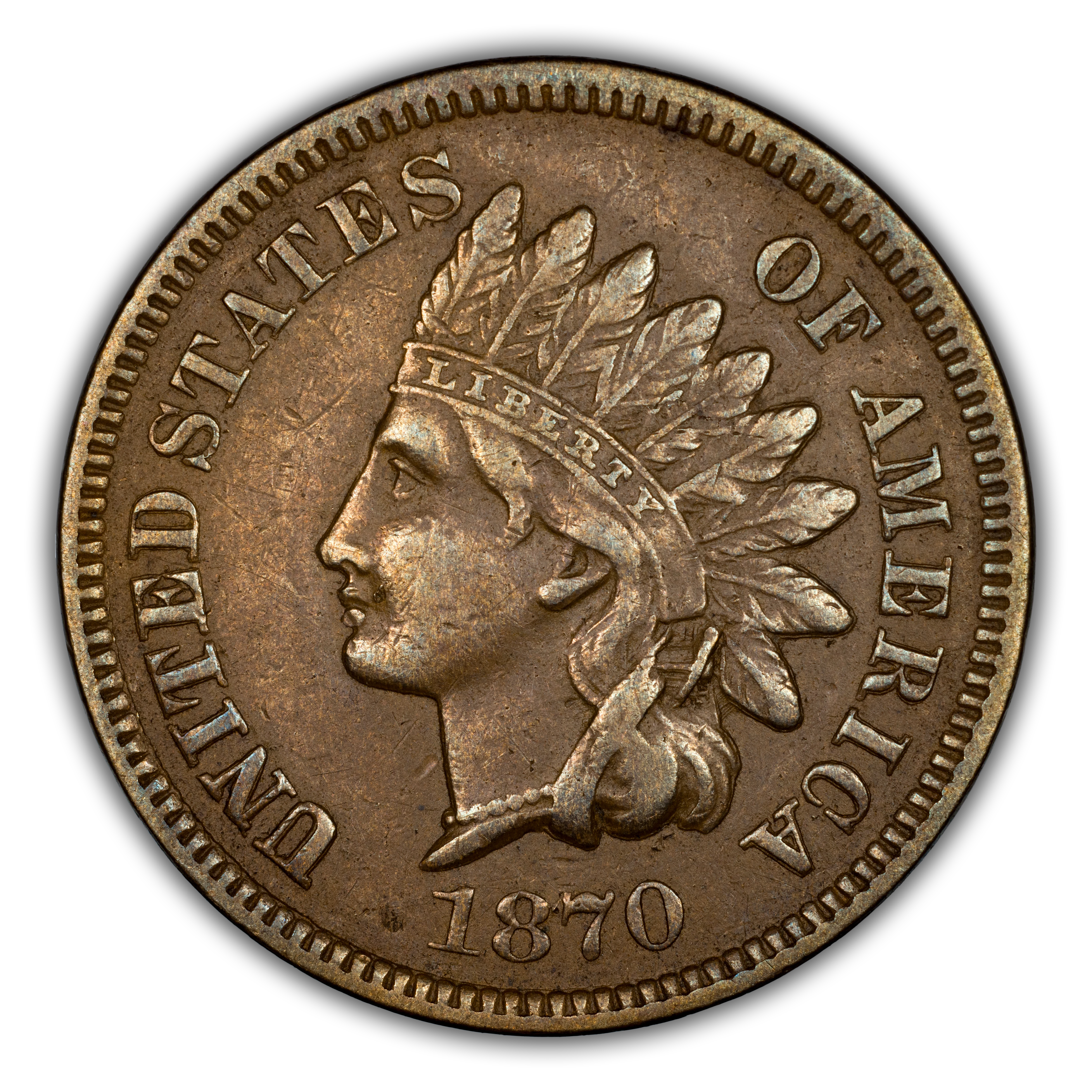 1870 1c Pick Axe, FS-303 MS BN