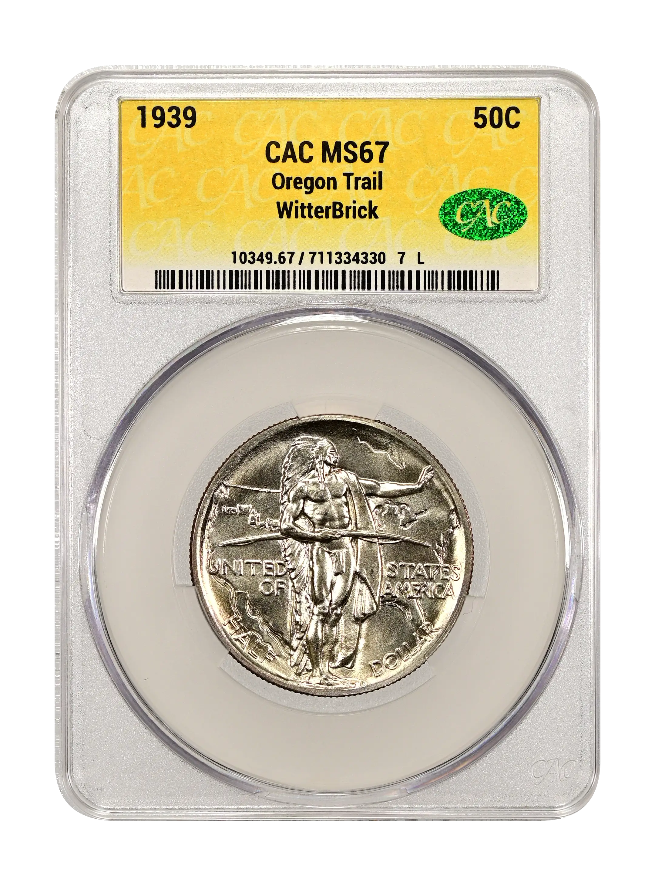 1939 50c Oregon Trail MS
