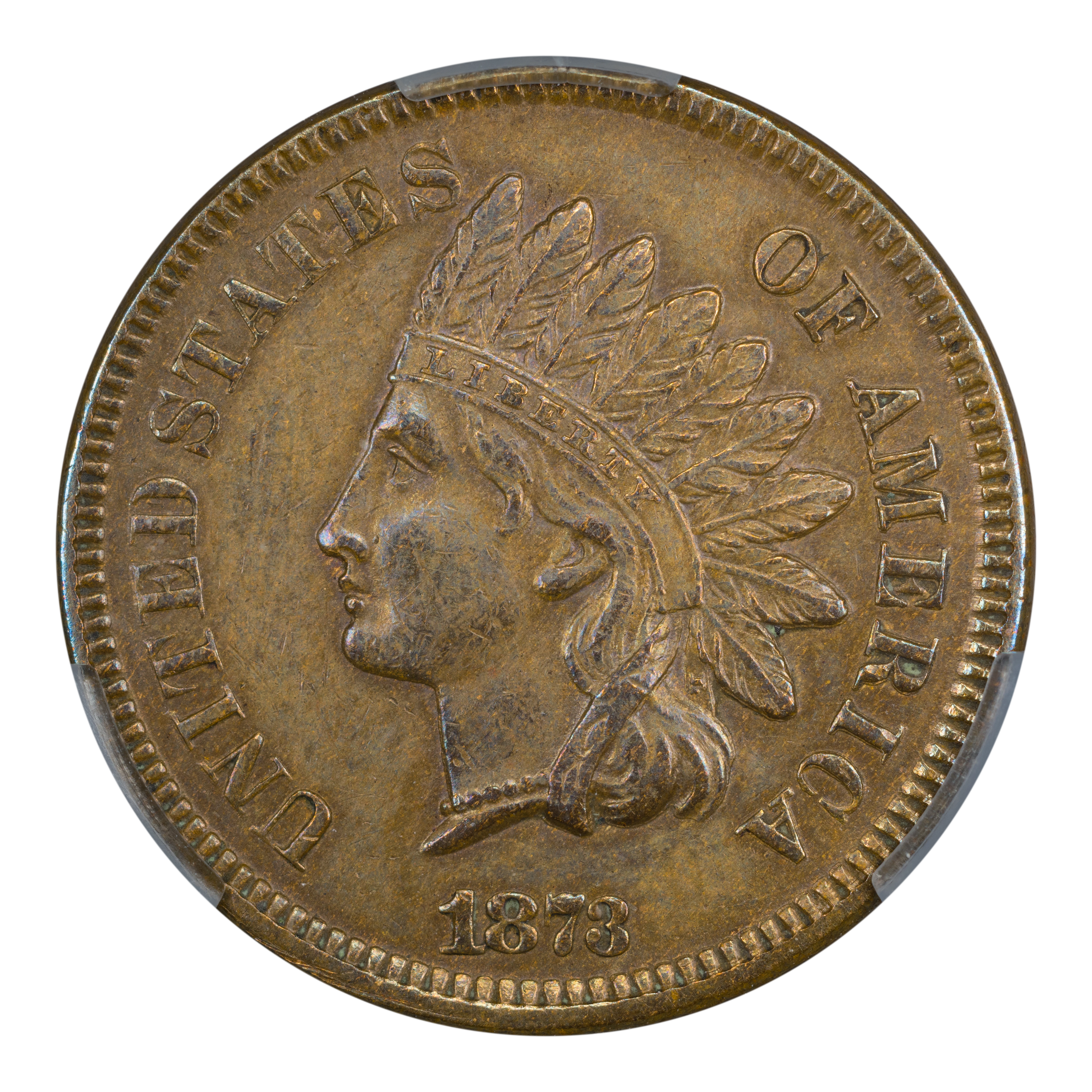 1873 1c Closed 3 MS BN