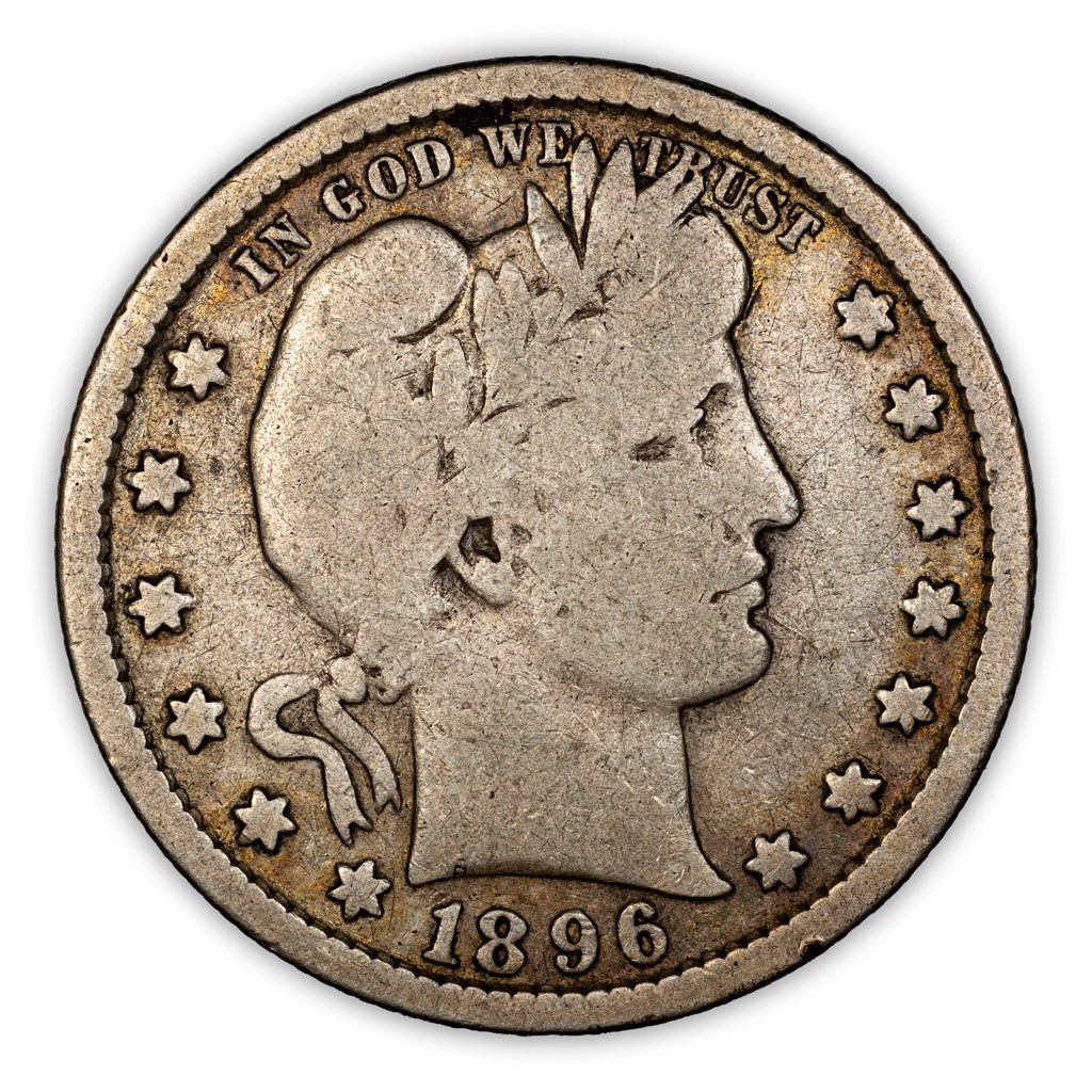 1896 S Barber Quarter Mint State (MS) Pricing Guide | The
