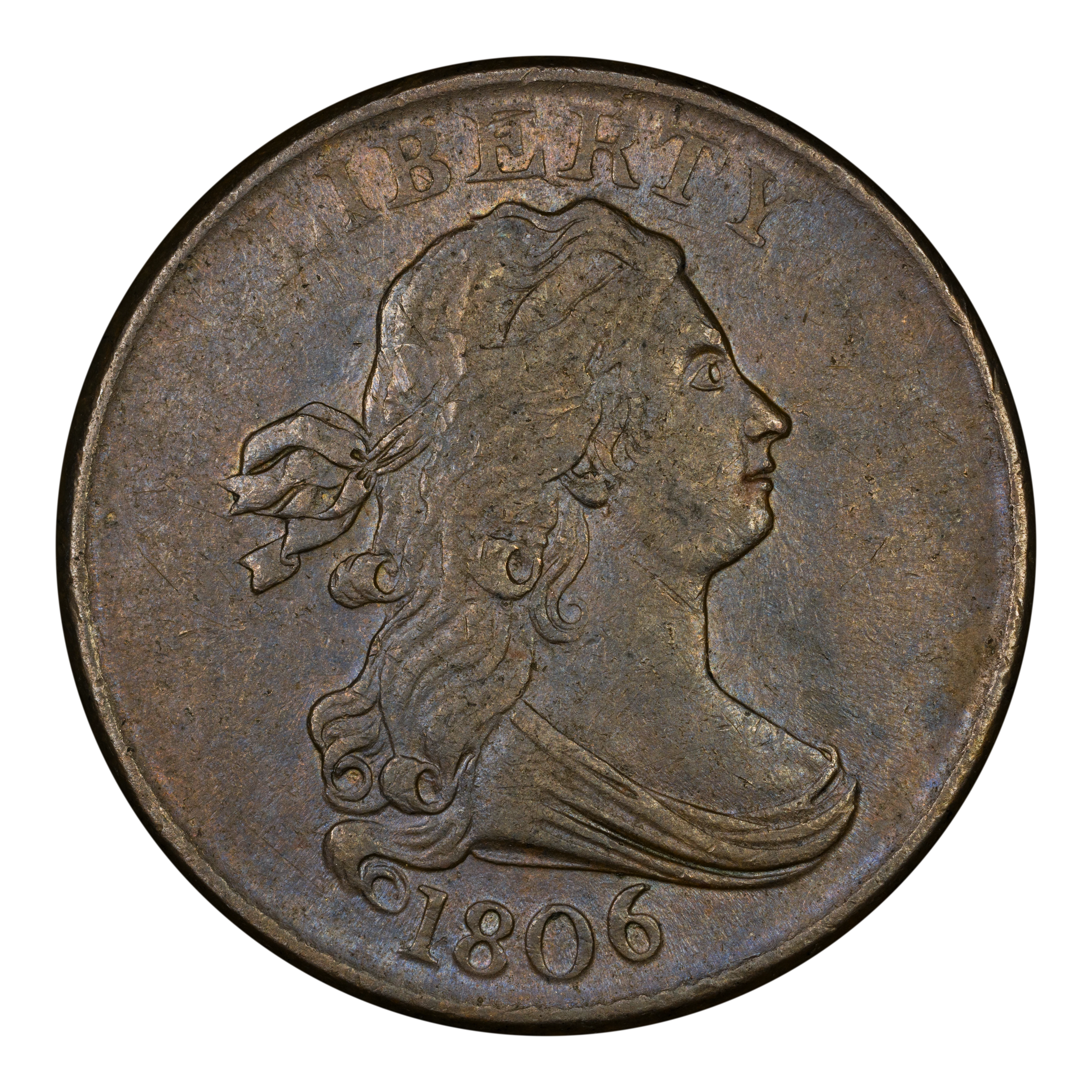 1806 Draped Bust Half Cent Values & Prices | Greysheet