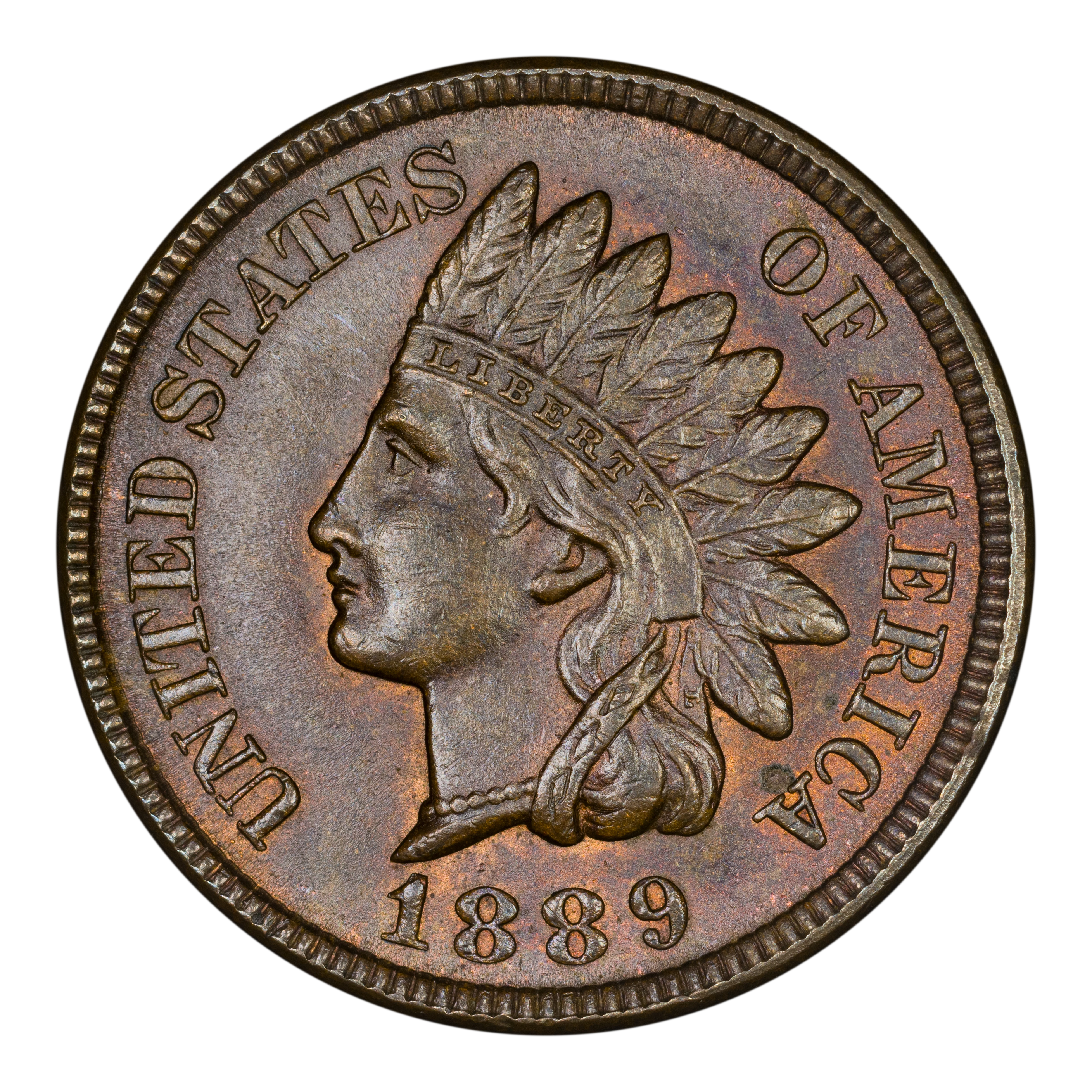 1889 1c Doubled Die Reverse, FS-802, S-11 MS BN