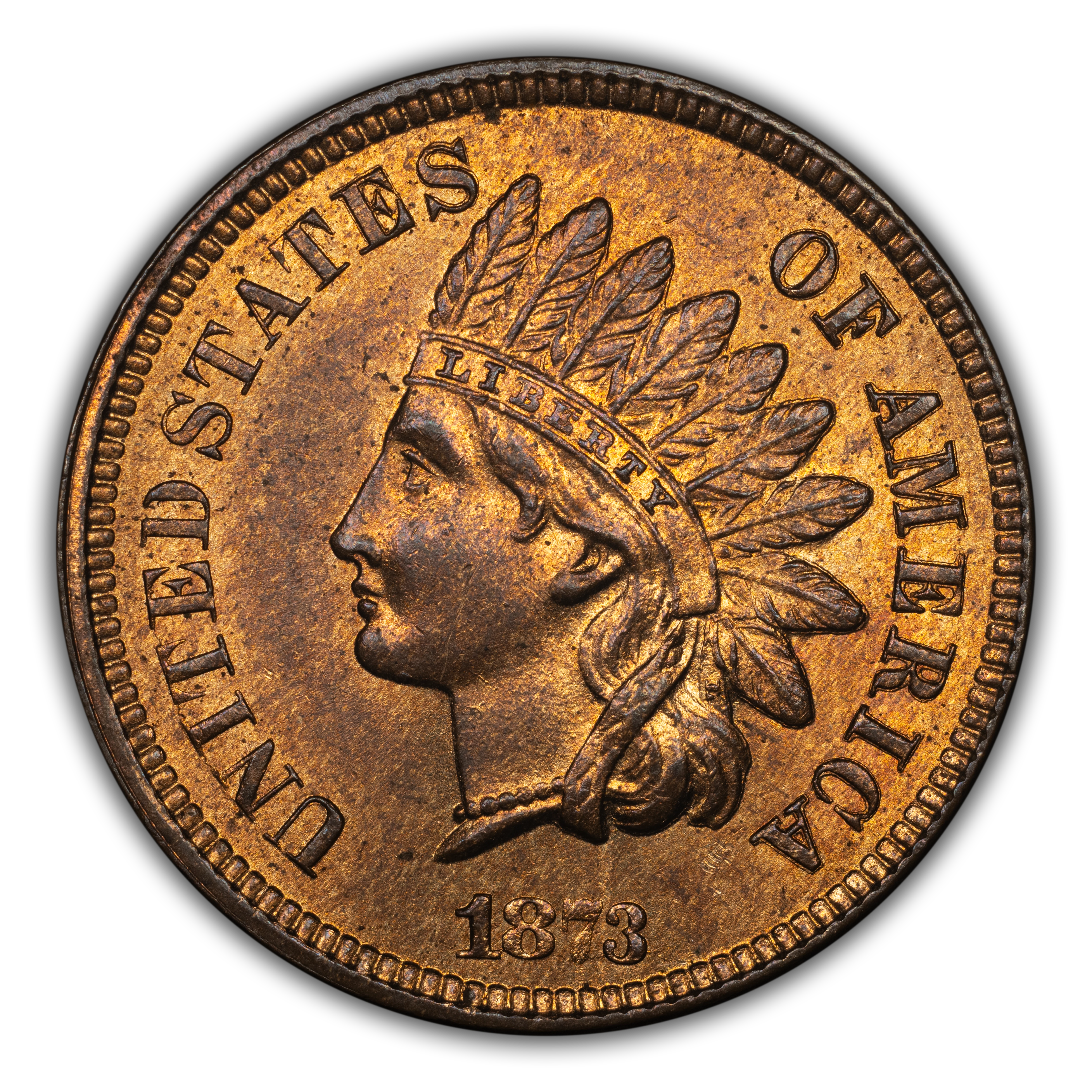 1873 1c Open 3 MS RD