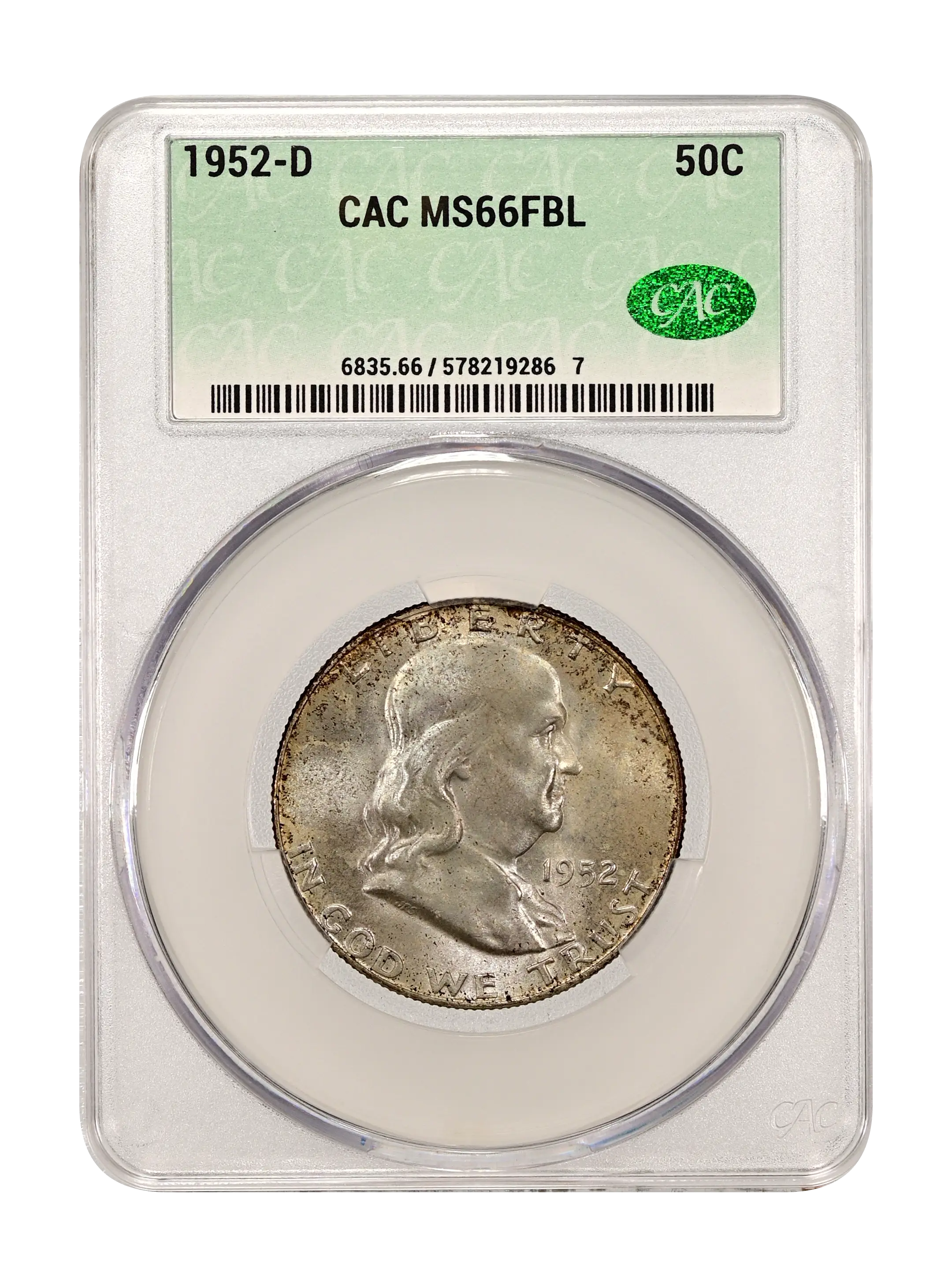 1952-D 50c MS FBL