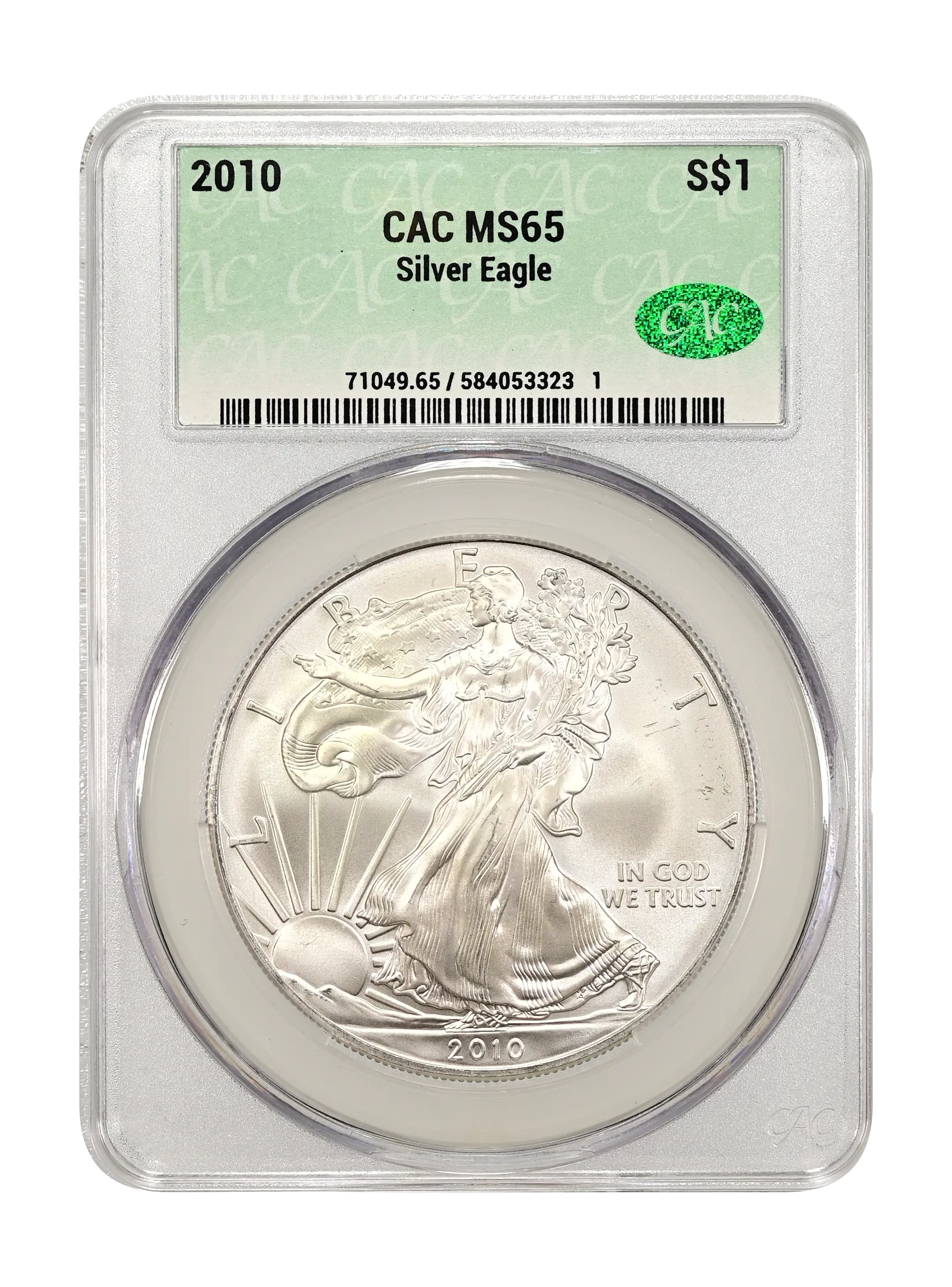 1オンス銀貨　イーグル銀貨2010年NGC MS70 1オンス銀貨イーグル銀貨2010年NGC MS70