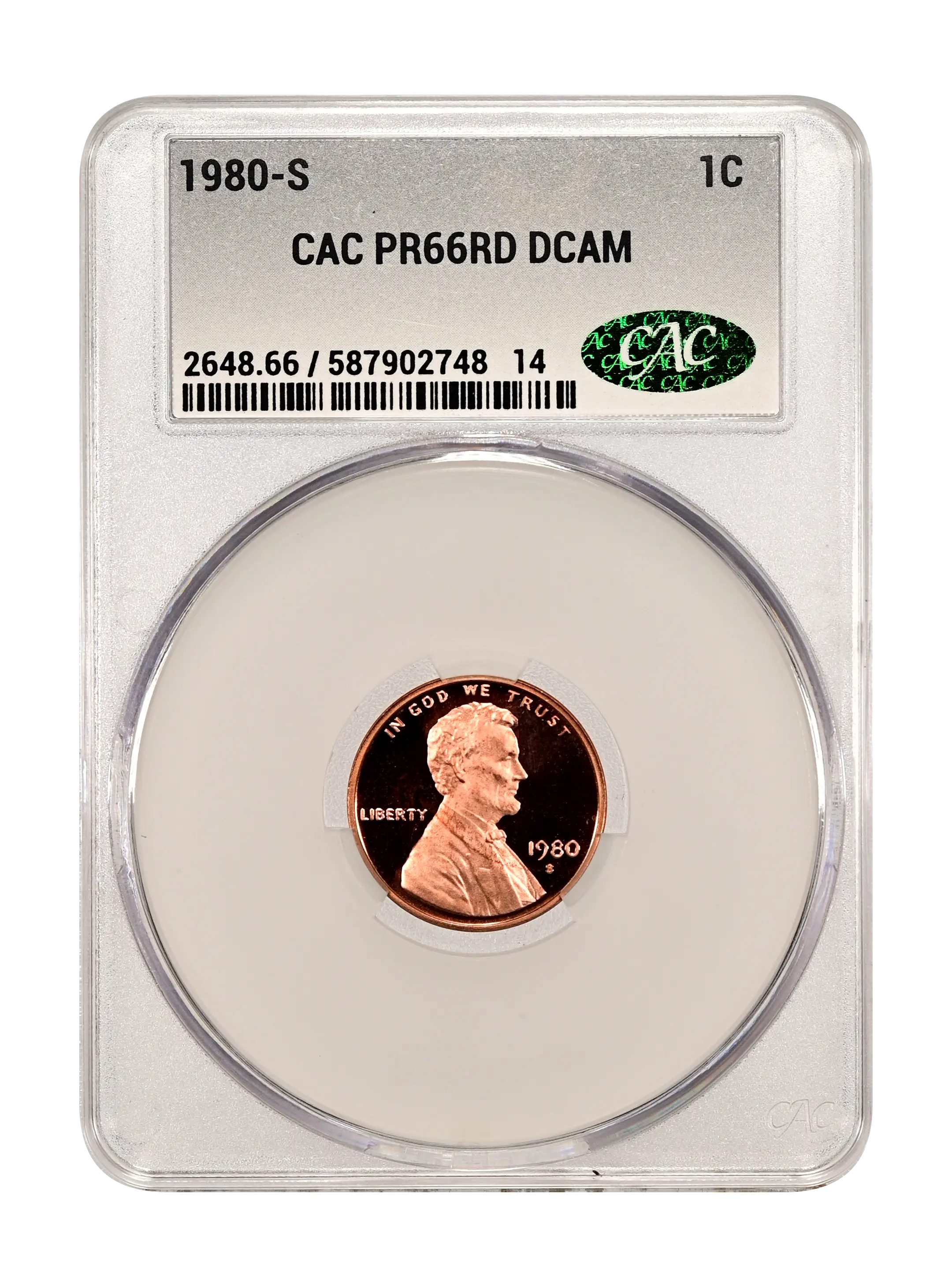 1980-S 1c PR RD DCAM