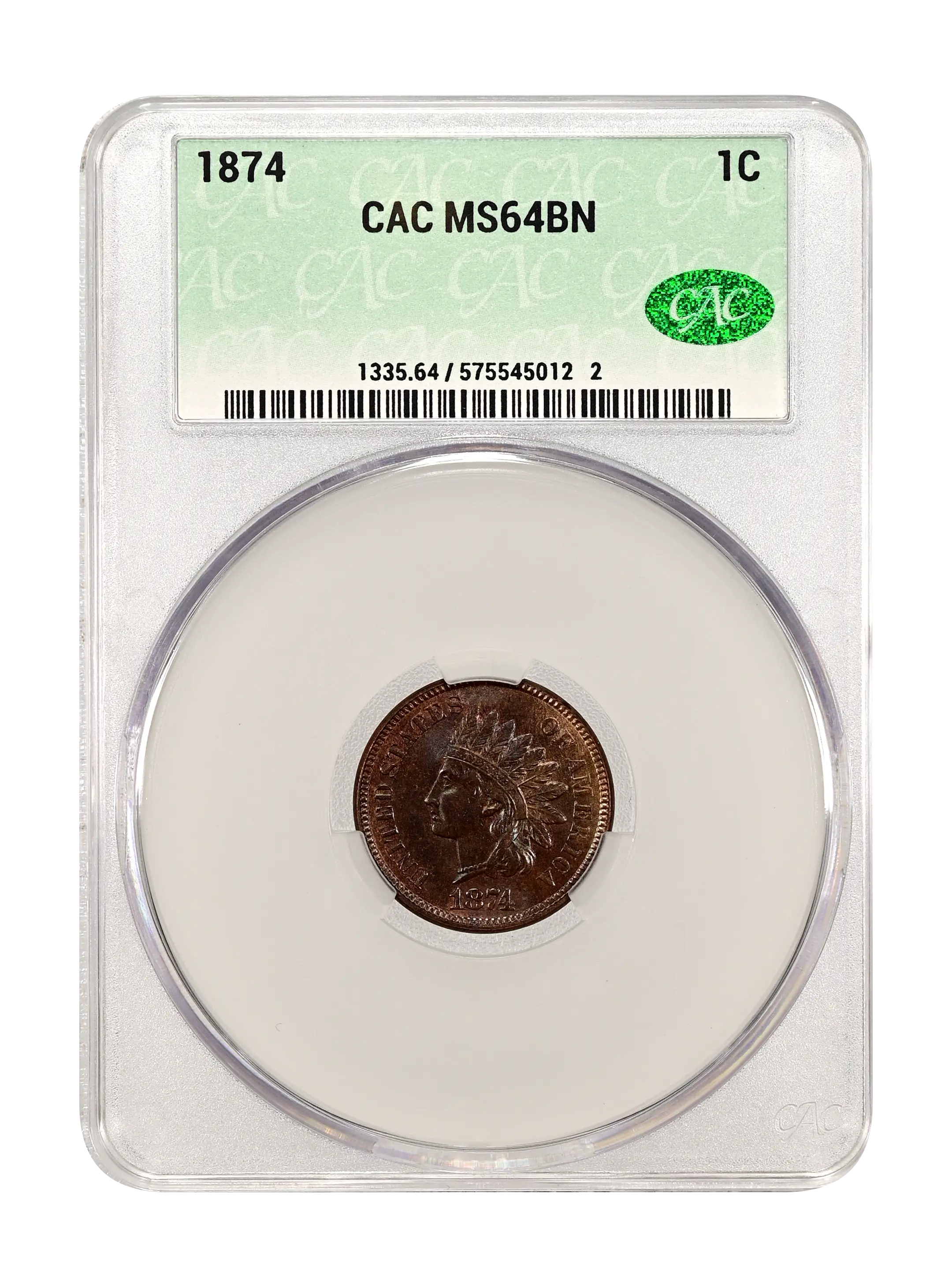1874 1c MS BN