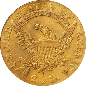image for: 1808 Capped Bust Left Quarter Eagle. BD-1. Rarity-4. EF-40 (PCGS).
