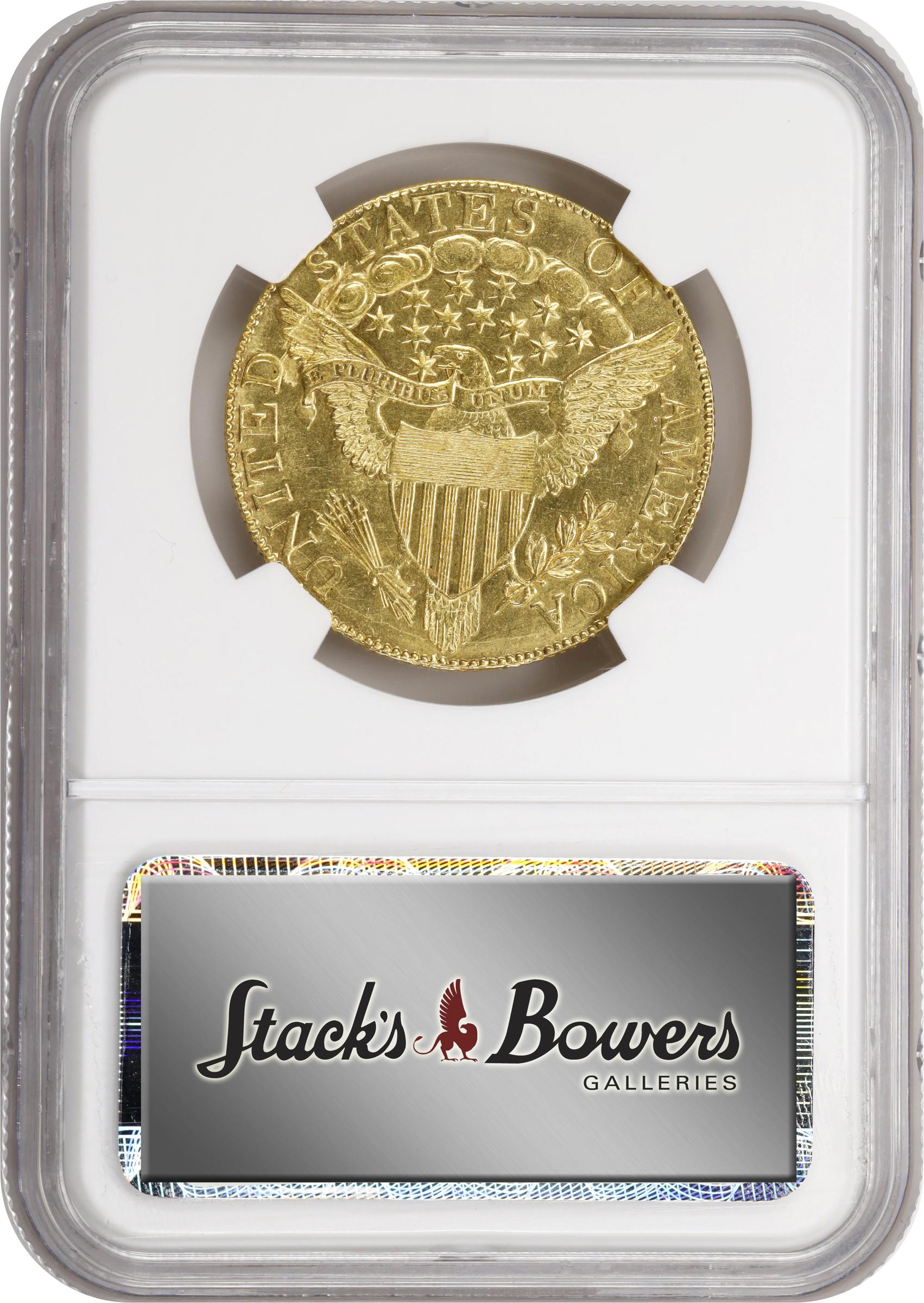 image for: 1804 Capped Bust Right Eagle. BD-1, Taraszka-31. Rarity-4+. Crosslet 4. MS-62 (NGC).