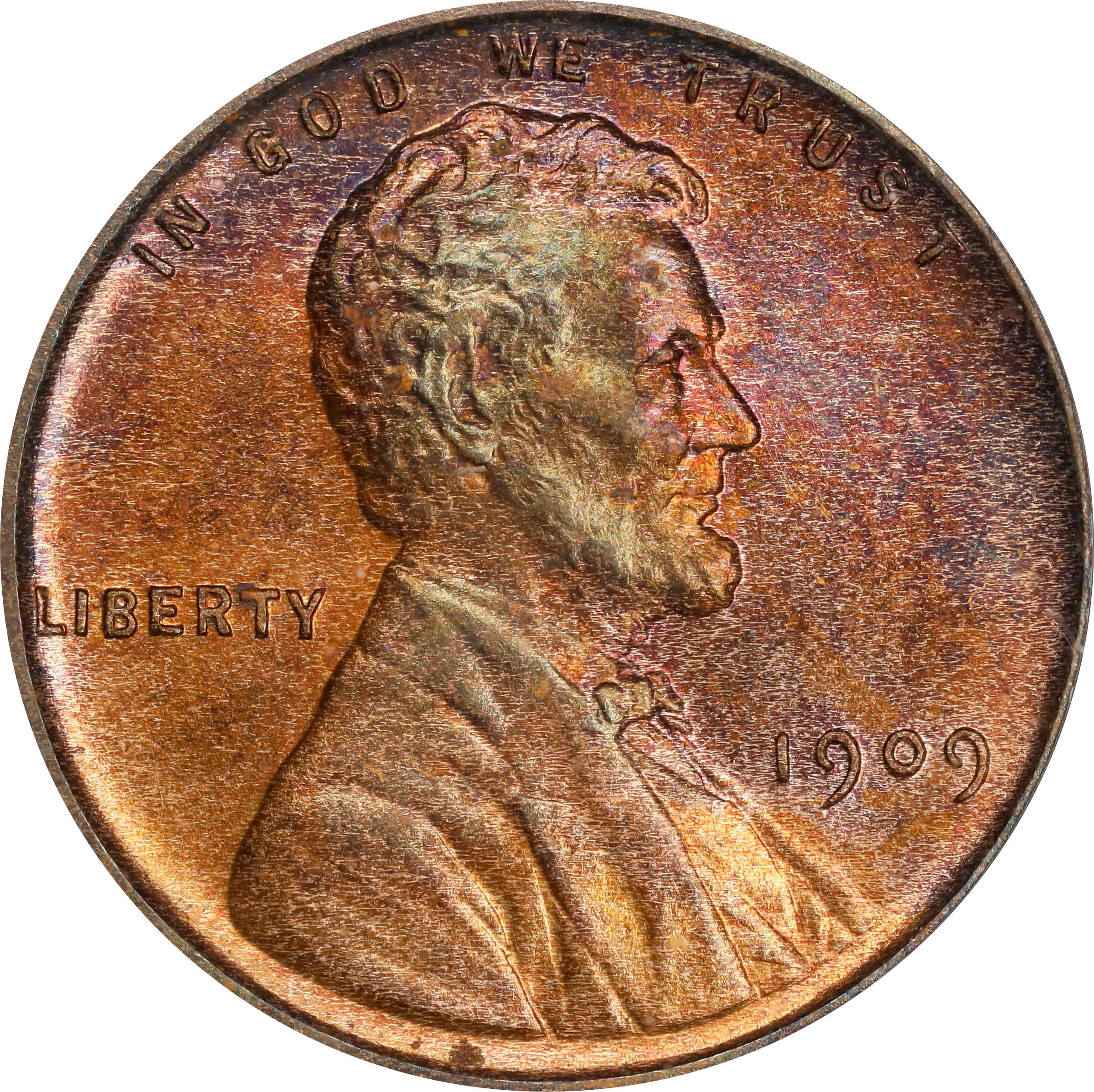 image for: 1909 Lincoln Cent. V.D.B. Proof-64 RB (PCGS).