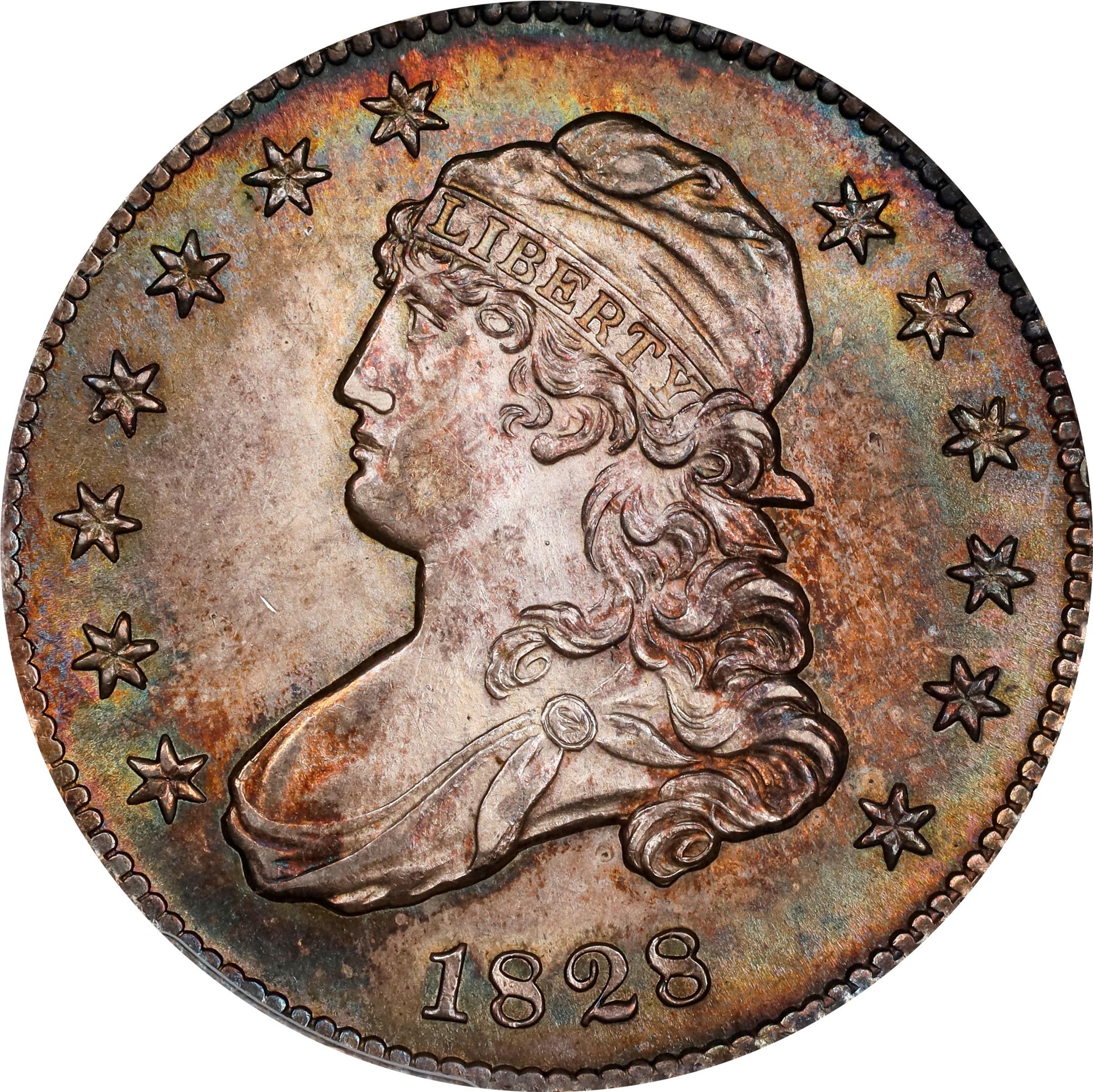 image for: 1828 Capped Bust Quarter. B-1. Rarity-1. MS-65 (PCGS).