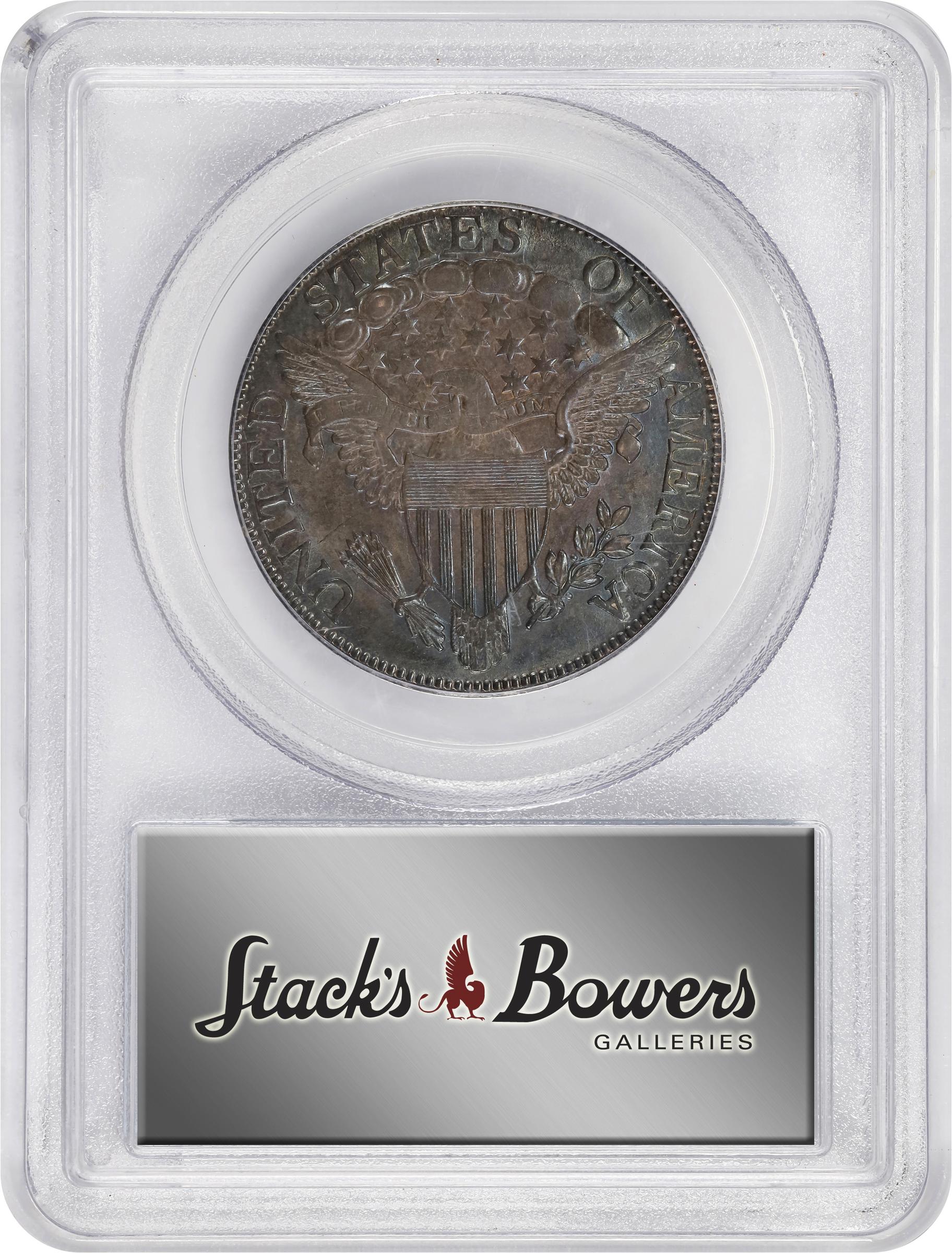 image for: 1806/5 Draped Bust Half Dollar. O-102, T-7. Rarity-4-. Large Stars. MS-63 (PCGS). CAC.