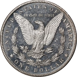 image for: 1889-CC Morgan Silver Dollar. MS-63 DPL (NGC).