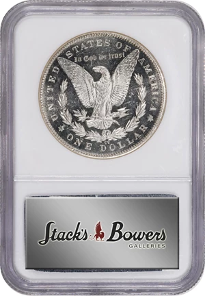 image for: 1889-CC Morgan Silver Dollar. MS-63 DPL (NGC).