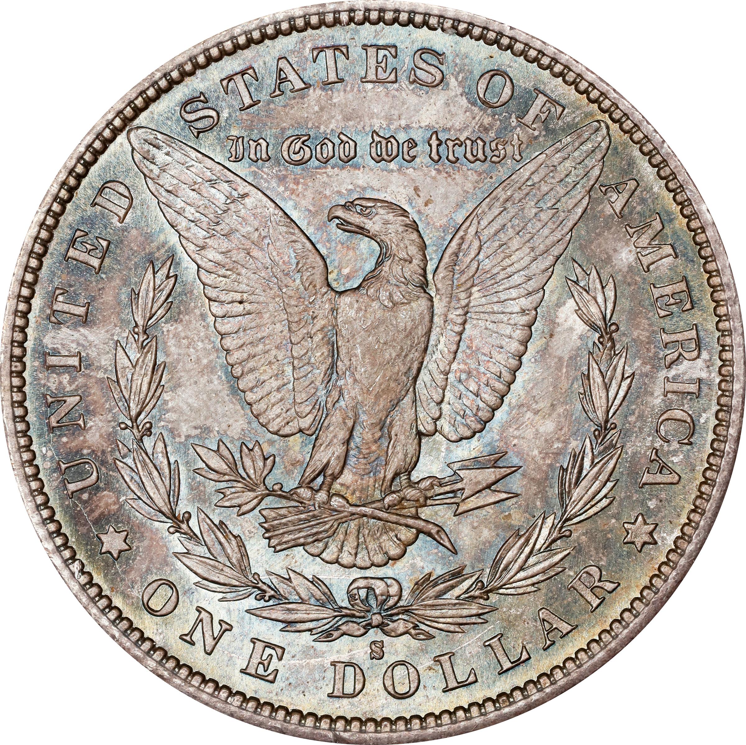 1892-S $1 MS67 CAC thumbnail 2
