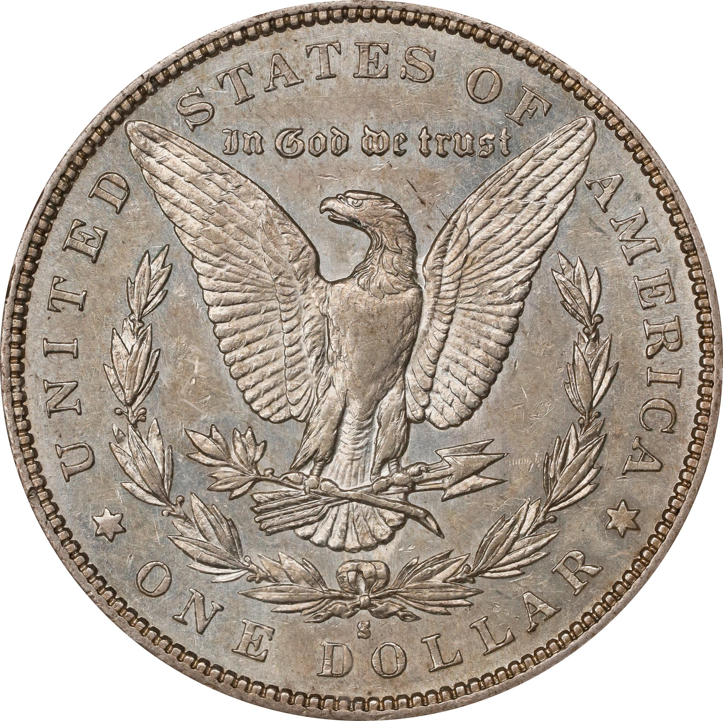 1893-S $1 AU55 thumbnail 2