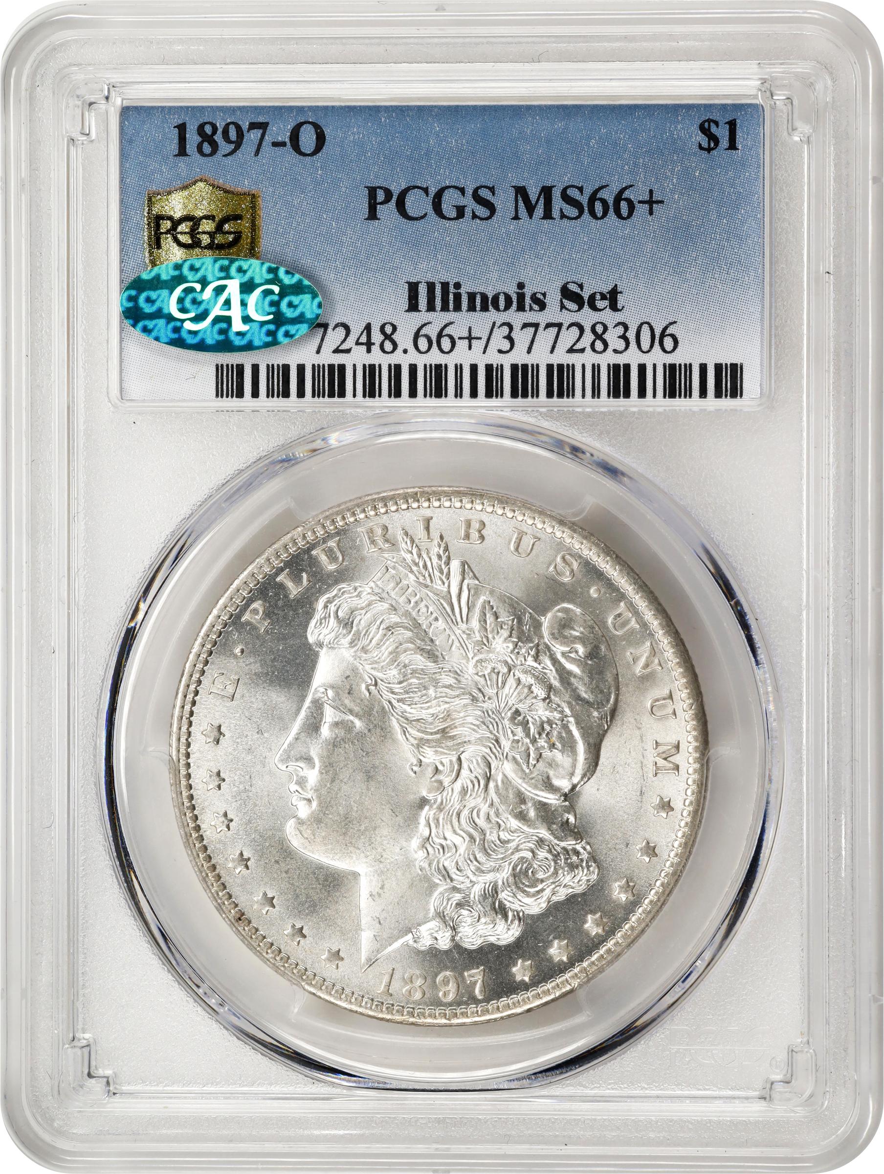 1897-O $1 MS66 CAC thumbnail 3