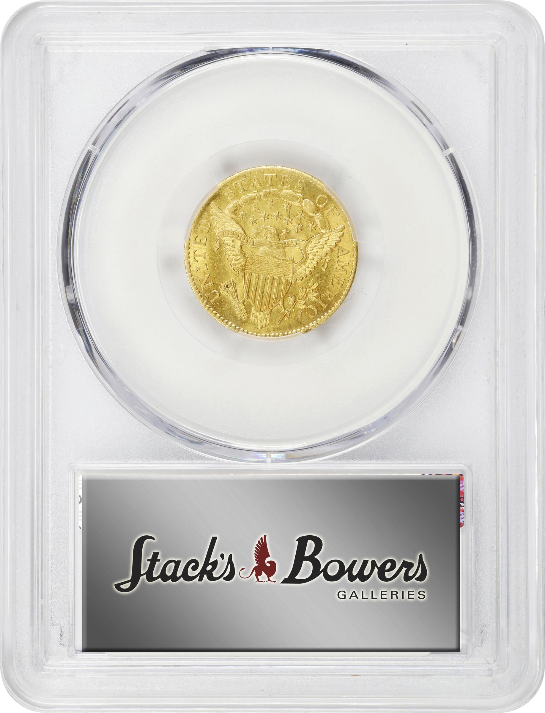 image for: 1805 Capped Bust Right Quarter Eagle. BD-1. Rarity-4. MS-63 (PCGS).