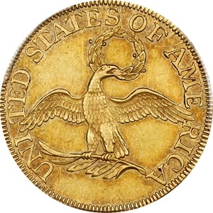 image for: 1795 Capped Bust Right Half Eagle. Small Eagle. BD-6. Rarity-5. Second S/D in STATES. AU-58+ (PCGS). CMQ.
