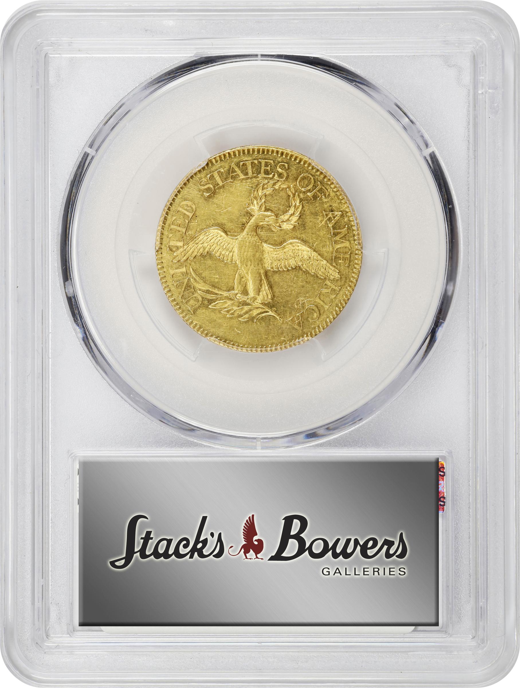 image for: 1796/5 Capped Bust Right Half Eagle. BD-1. Rarity-4+. MS-61 (PCGS).