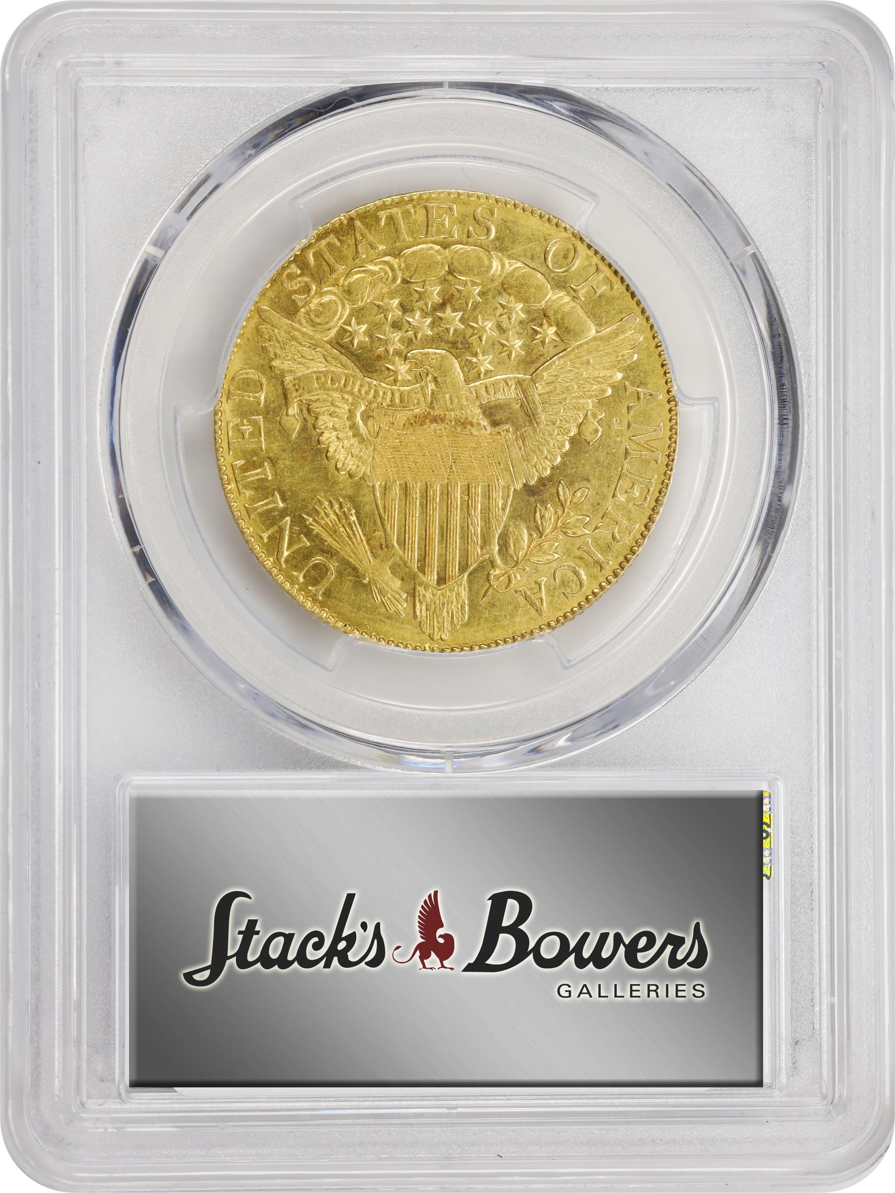 image for: 1804 Capped Bust Right Eagle. BD-1, Taraszka-31. Rarity-4+. Crosslet 4. MS-62 (PCGS).