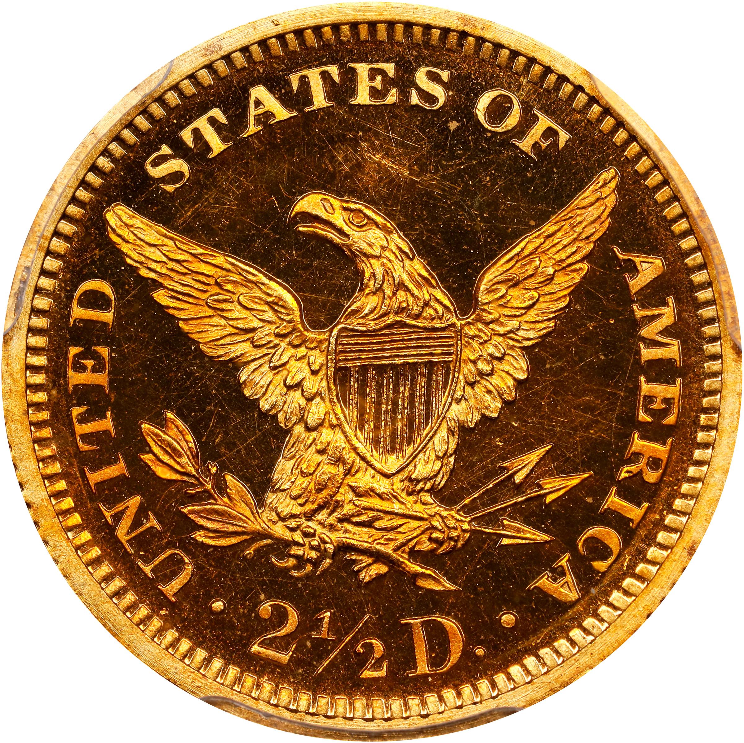 image for: 1876 Liberty Head Quarter Eagle. JD-1. Rarity-6-. Proof-66 Deep Cameo (PCGS). CAC.