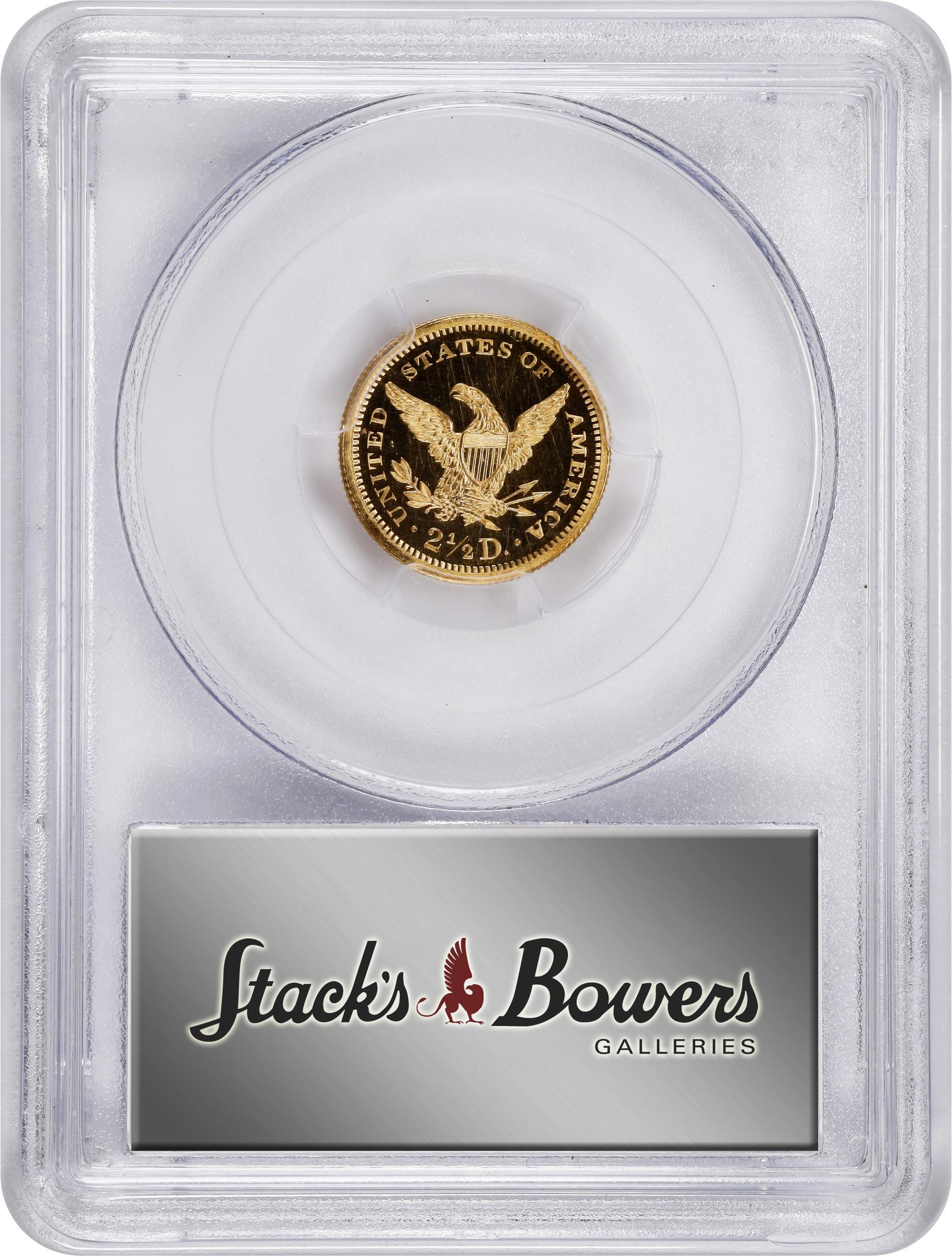 image for: 1878 Liberty Head Quarter Eagle. JD-2. Rarity-7-. Proof-65 Deep Cameo (PCGS).