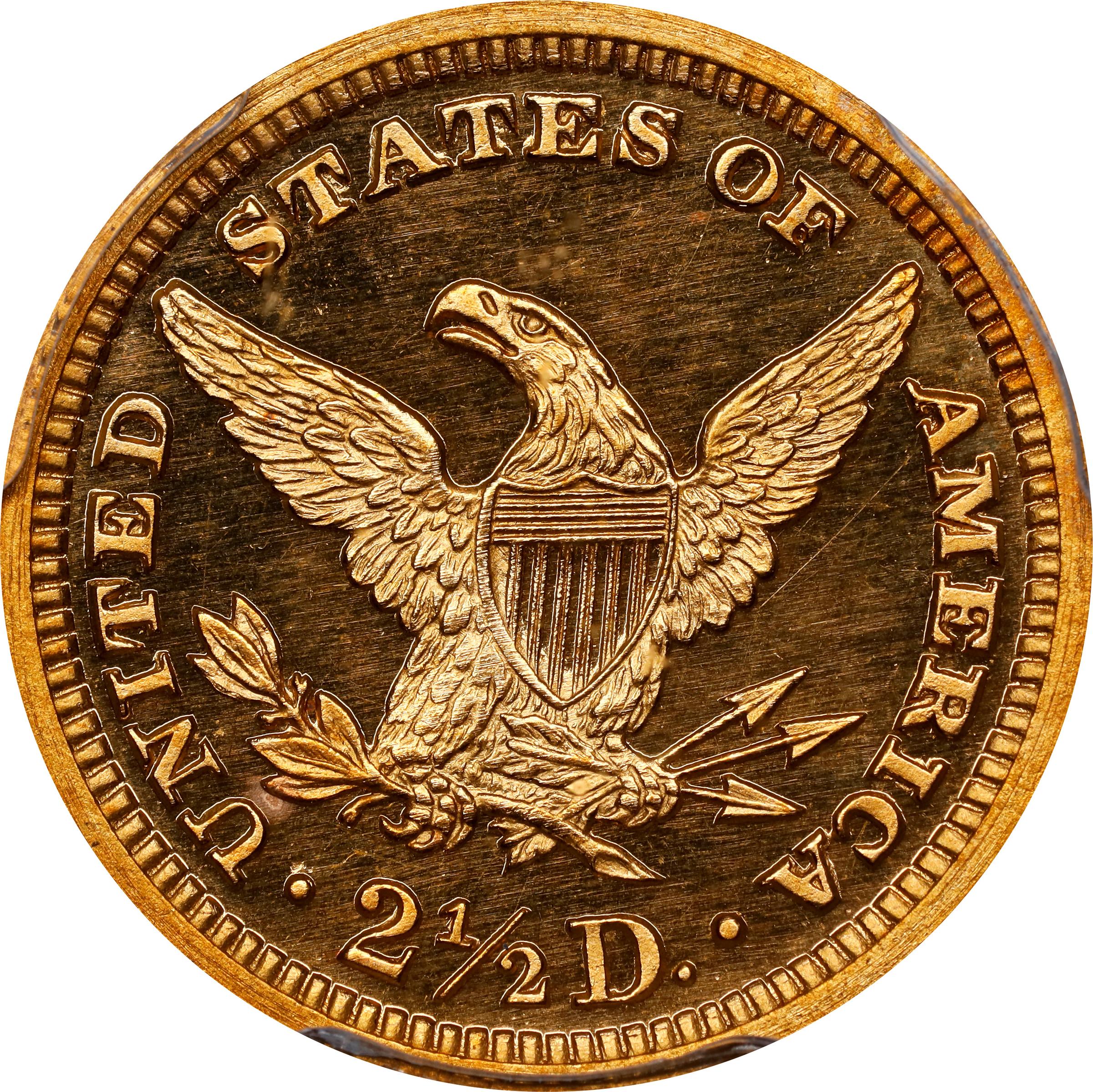 image for: 1883 Liberty Head Quarter Eagle. JD-1. Rarity-5+. Proof-67 Cameo (PCGS).