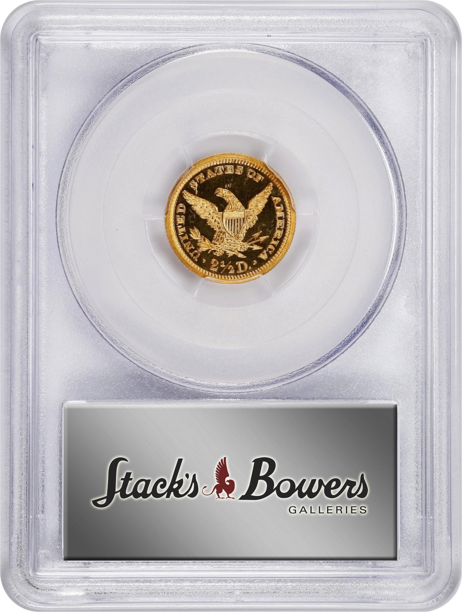 image for: 1883 Liberty Head Quarter Eagle. JD-1. Rarity-5+. Proof-67 Cameo (PCGS).