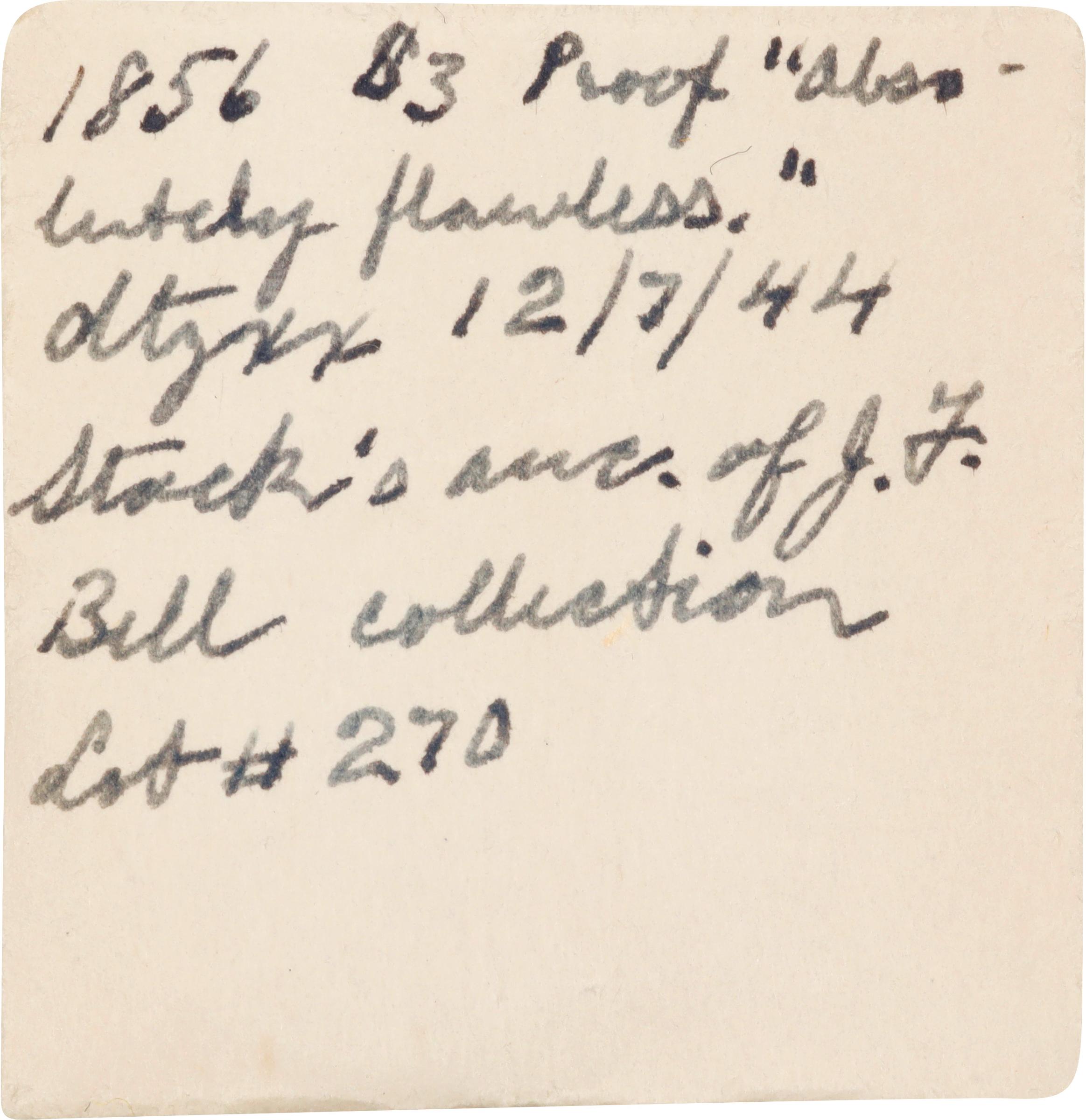 image for: 1856 Three-Dollar Gold Piece. JD-1. Rarity-7. Proof-64 Cameo (PCGS). CAC. CMQ.