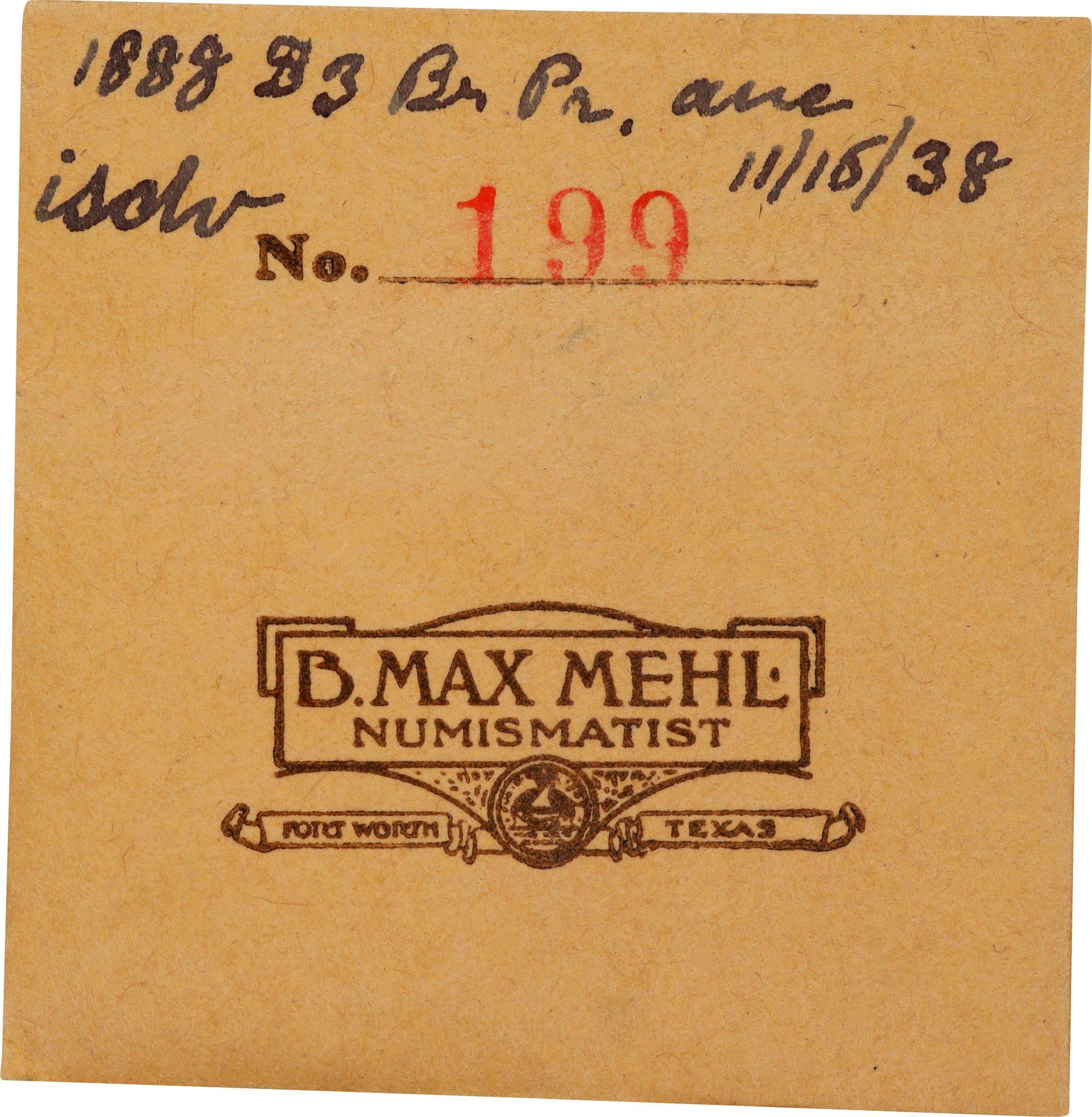 image for: 1888 Three-Dollar Gold Piece. JD-1. Rarity-4-. Proof-63 (PCGS). CMQ.