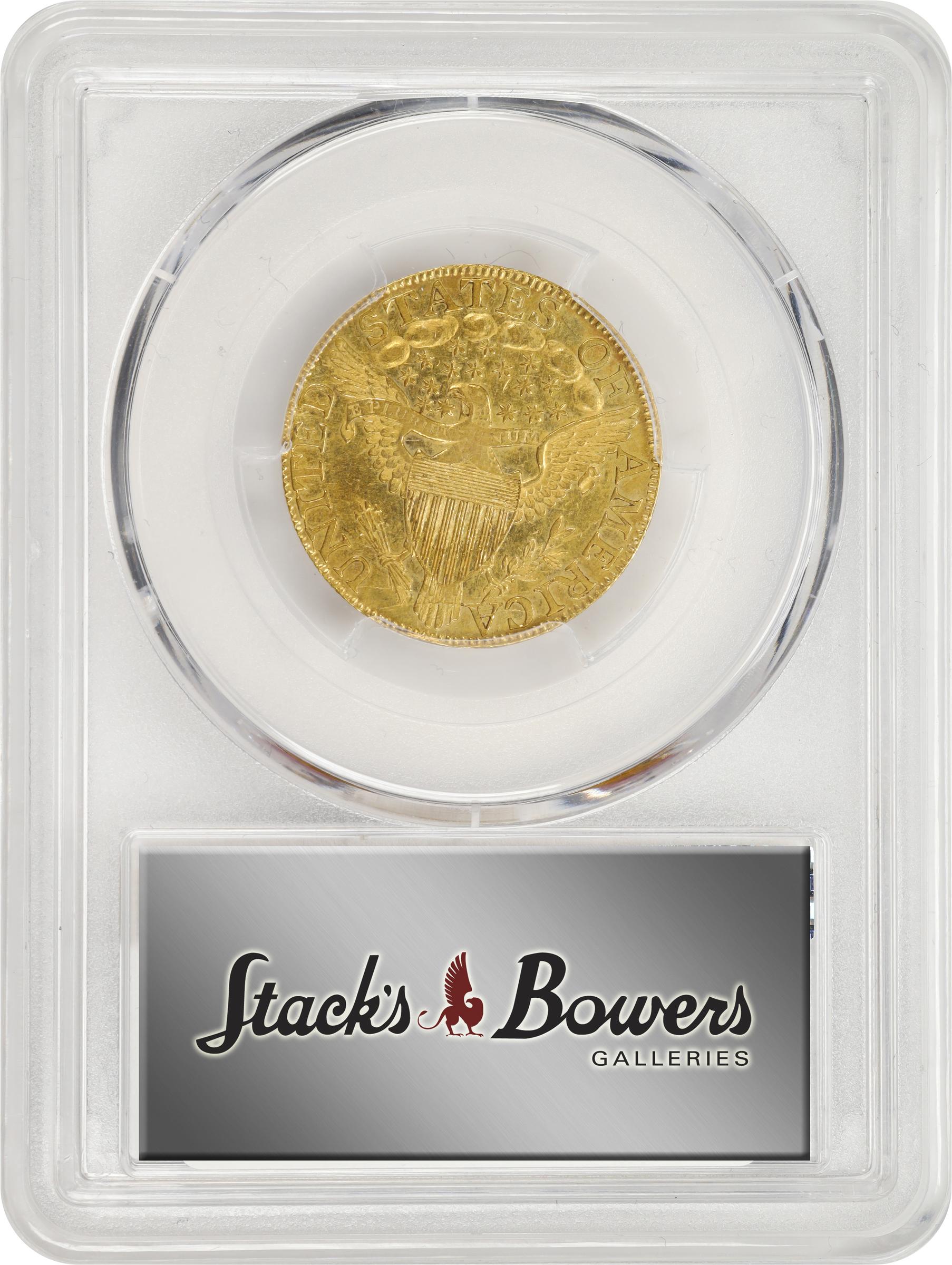 image for: 1795 Capped Bust Right Half Eagle. Heraldic Eagle. BD-15. Rarity-5+. AU-58 (PCGS).