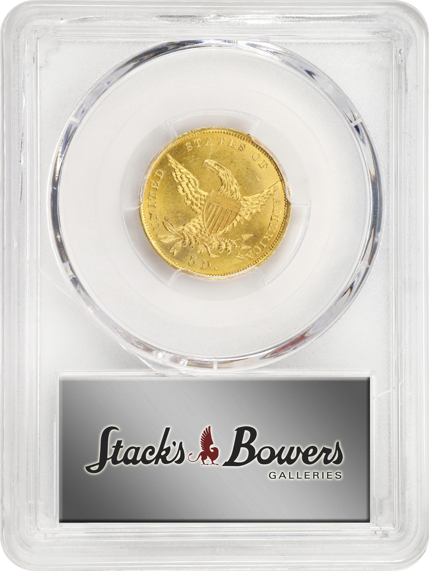 image for: 1835 Classic Head Half Eagle. HM-8. Rarity-3+. MS-64 (PCGS). CAC. CMQ.