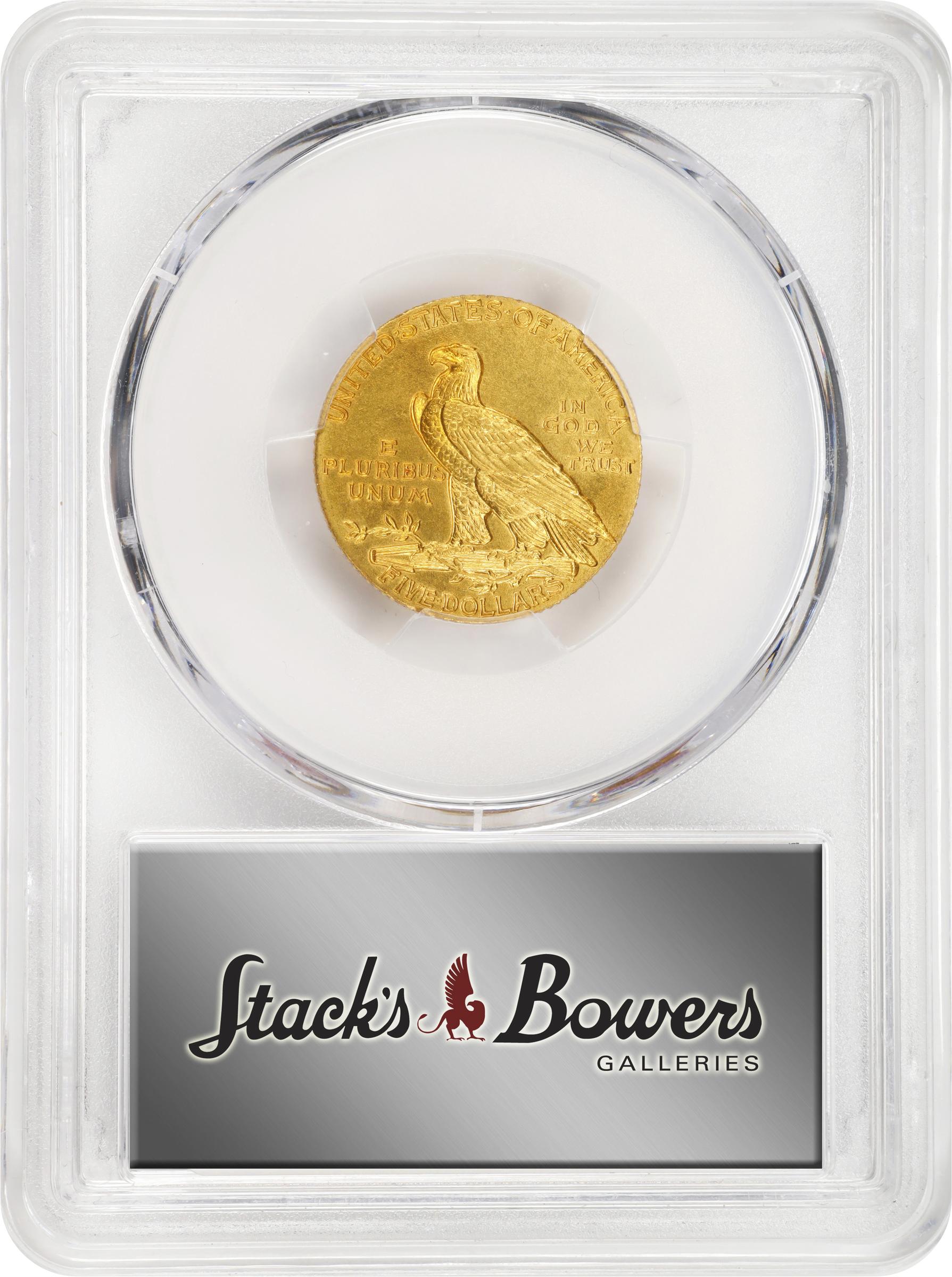 image for: 1909 Indian Half Eagle. JD-1. Rarity-5. Proof-66 (PCGS). CAC. CMQ-X.