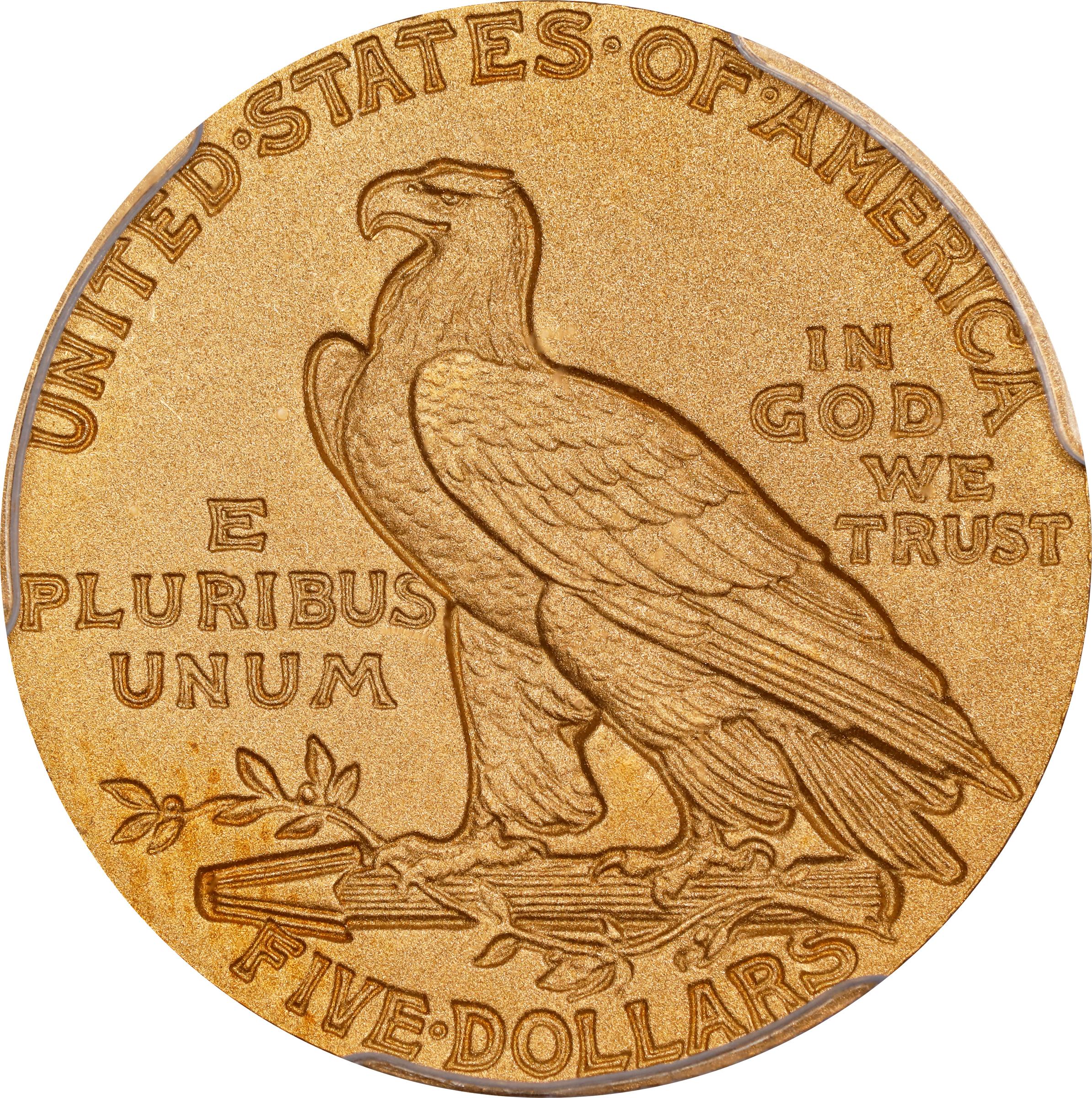 image for: 1911 Indian Half Eagle. JD-1. Rarity-4. Proof-66+ (PCGS).