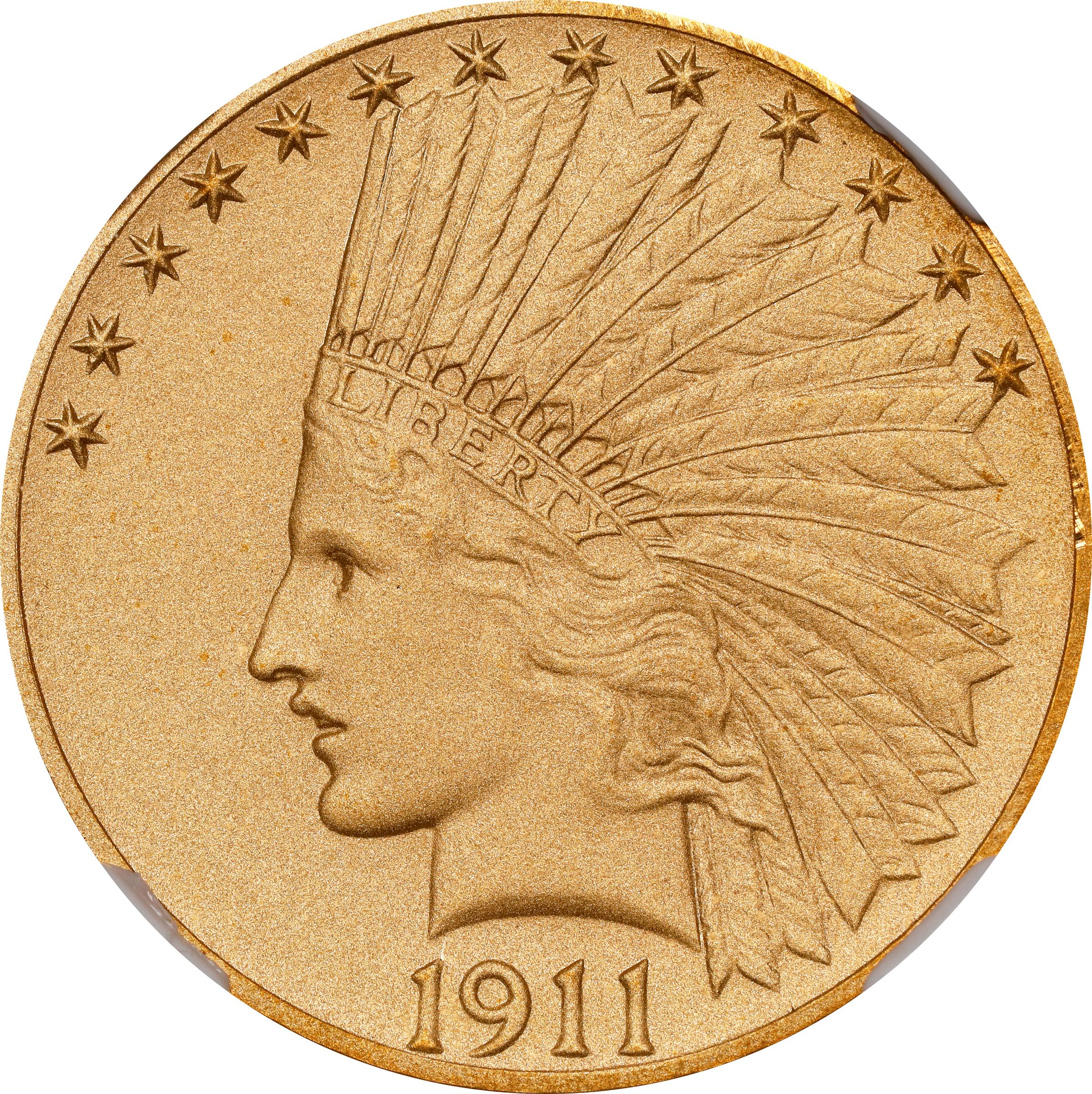 image for: 1911 Indian Eagle. JD-1. Rarity-5-. Proof-67 (NGC).