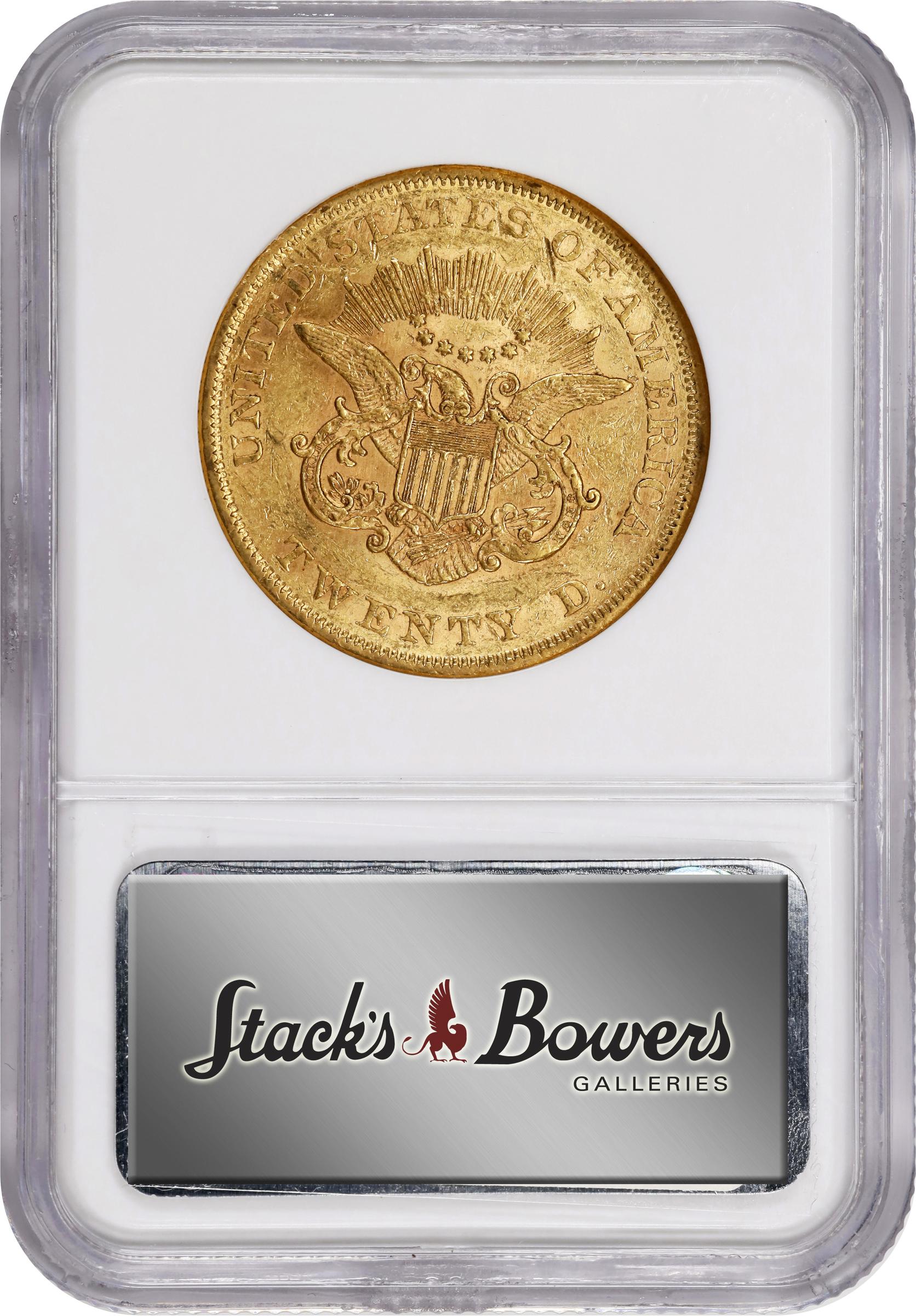 image for: 1859 Liberty Head Double Eagle. AU-55 (NGC).