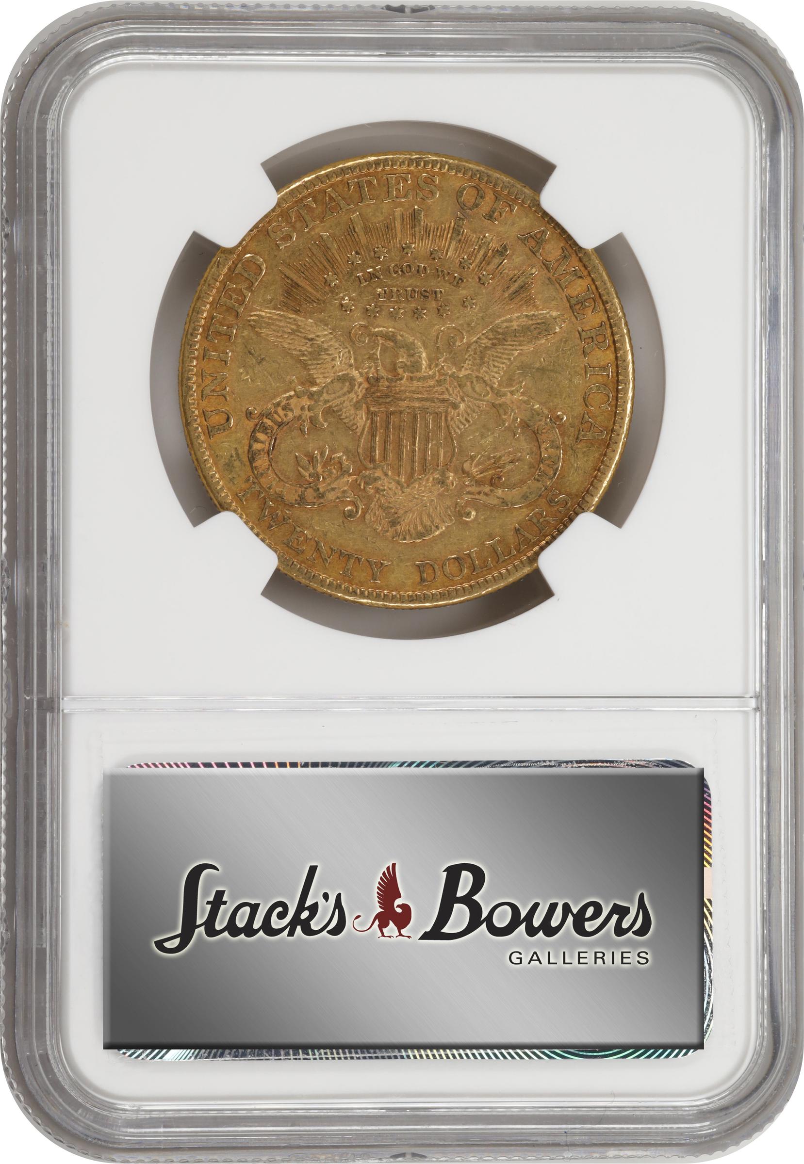 image for: 1881 Liberty Head Double Eagle. AU-53 (NGC).