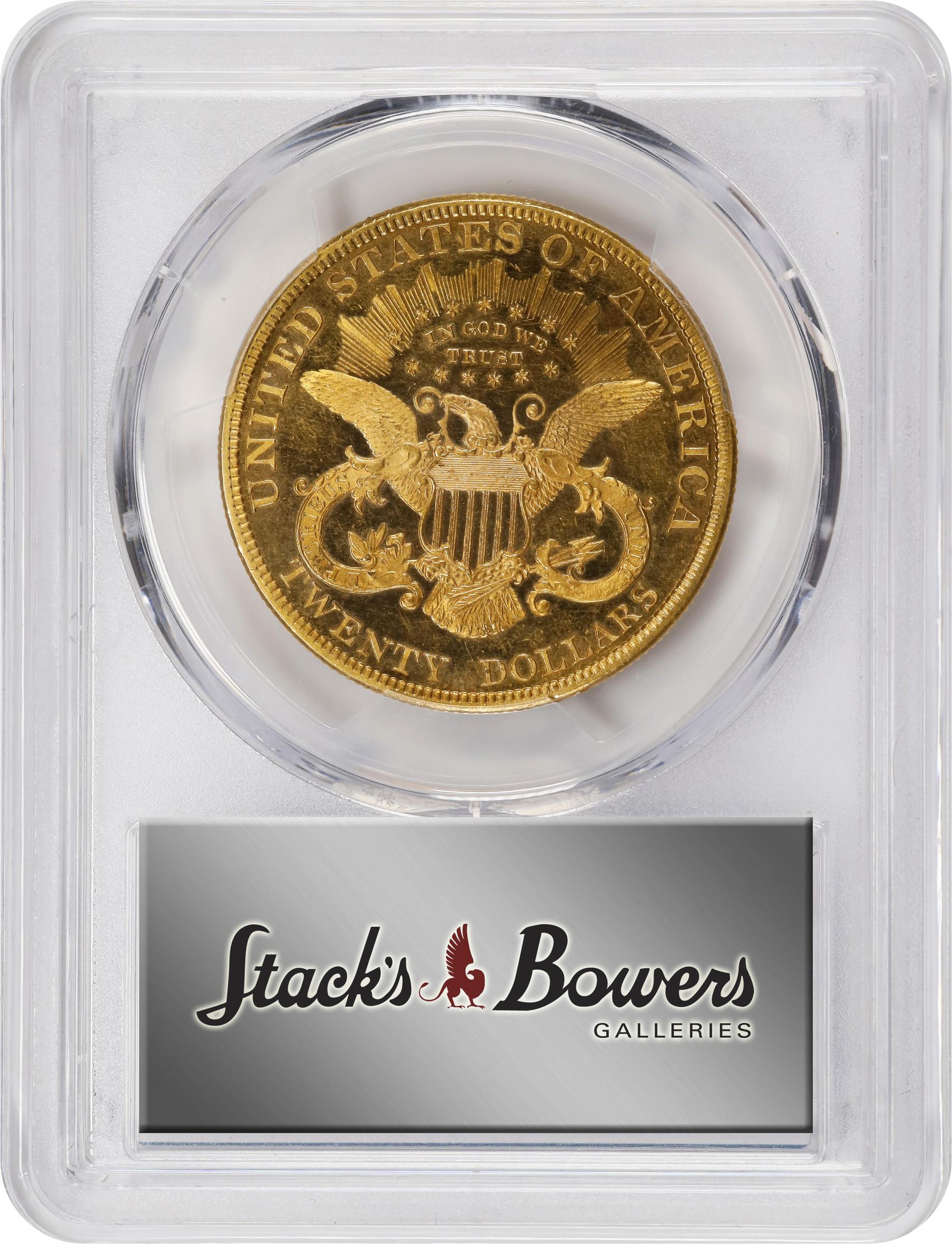 image for: 1883 Liberty Head Double Eagle. JD-1. Rarity-5+. Proof-64 Cameo (PCGS).