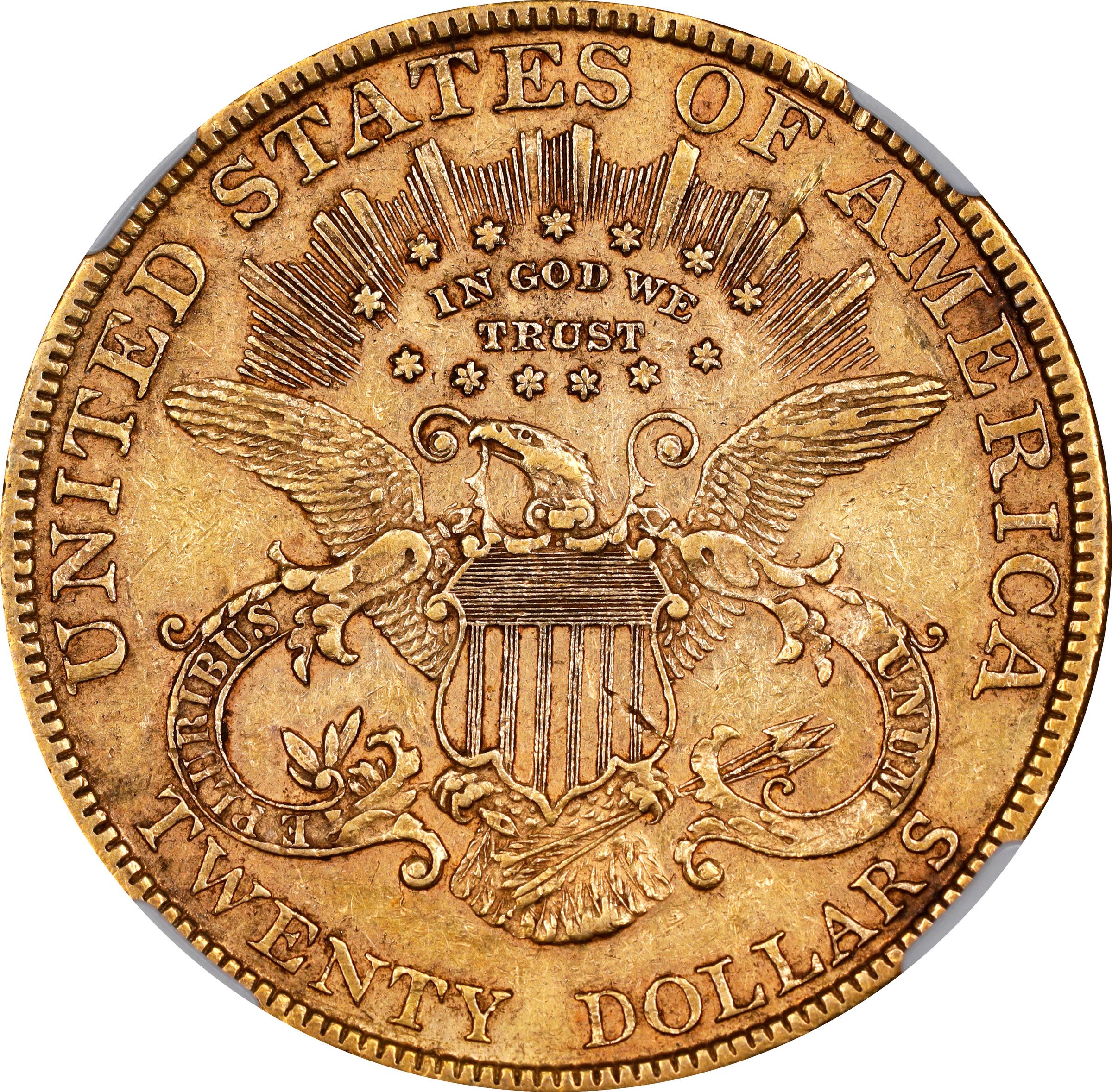 image for: 1891 Liberty Head Double Eagle. EF-45 (NGC).