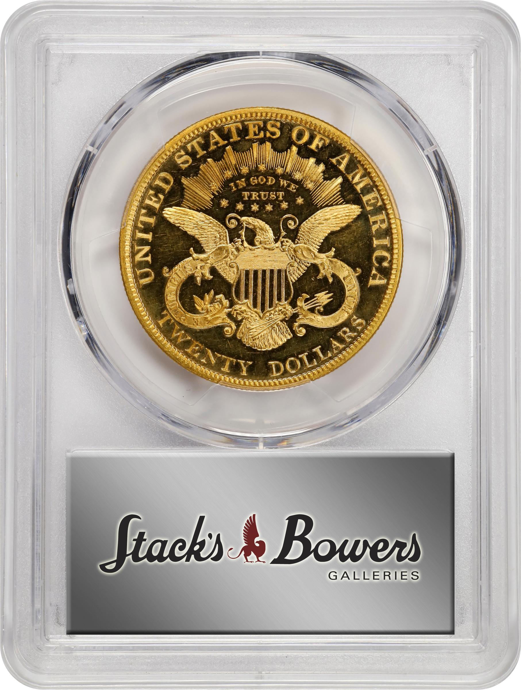 image for: 1896 Liberty Head Double Eagle. JD-1. Rarity-5-. Proof-63+ Deep Cameo (PCGS). CAC. CMQ-X.