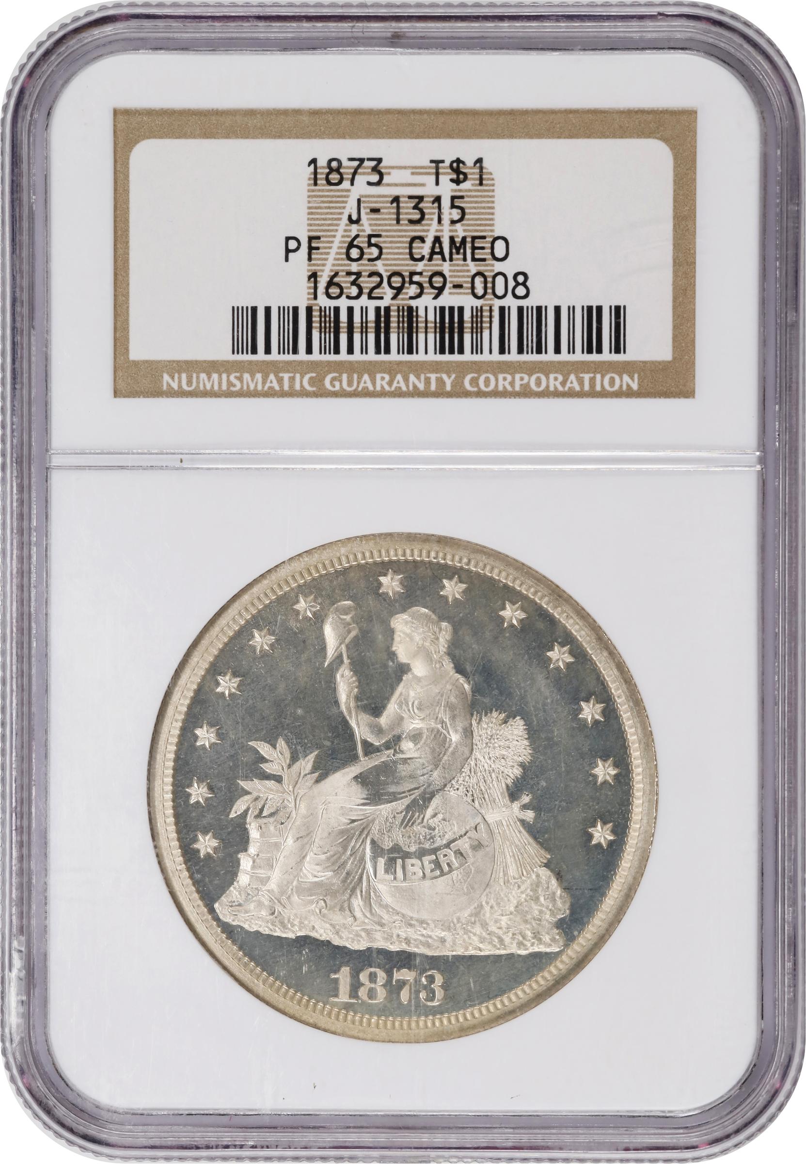 1873 Patterns Silver J 1315 Proof (PR) Pricing Guide | The