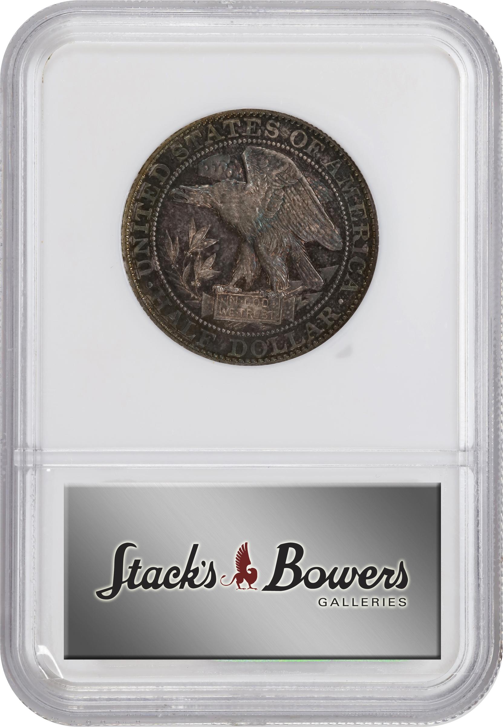 image for: 1877 Pattern Morgan Half Dollar. Judd-1512, Pollock-1676. Rarity-7+. Silver. Reeded Edge. Proof-65 (NGC).