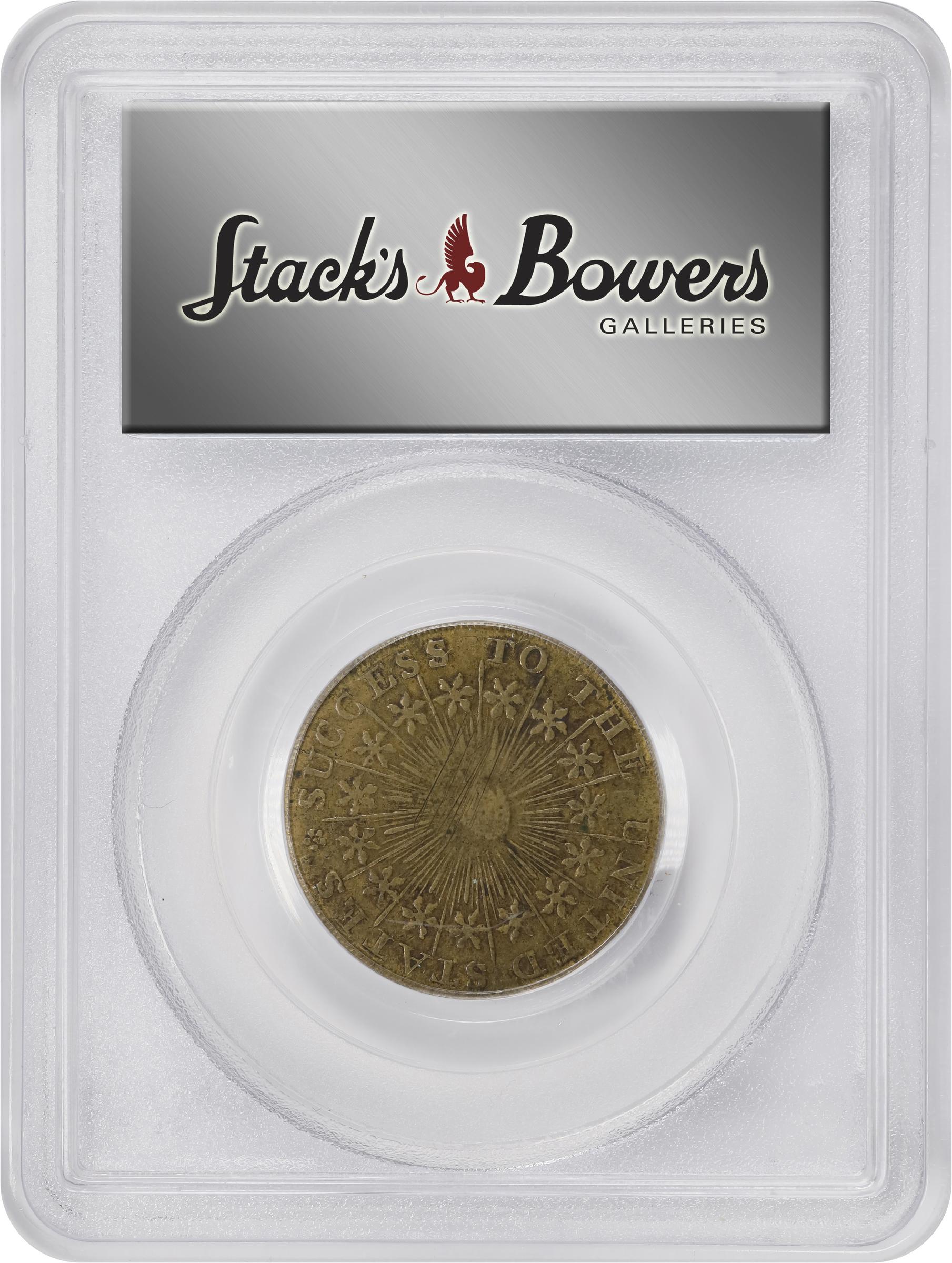 image for: Undated (ca. 1793) Washington Success Medal. Large Size. First Obverse. Musante GW-41, Baker-265, DeWitt-GW 1792-1a, W-10905. Brass. Plain Edge. EF-40 (PCGS).