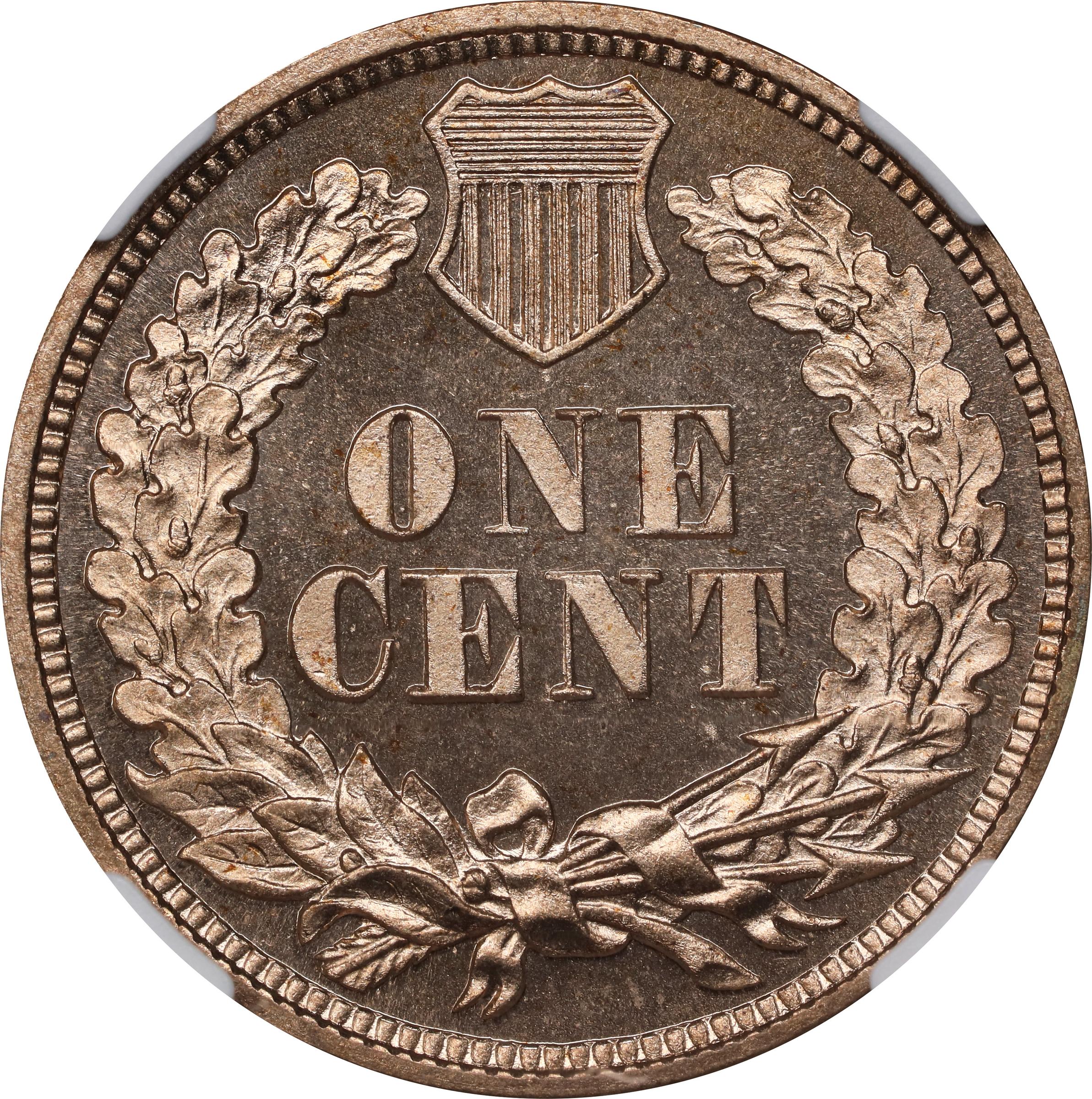 image for: 1862 Indian Cent. Proof-66+ Cameo (NGC).